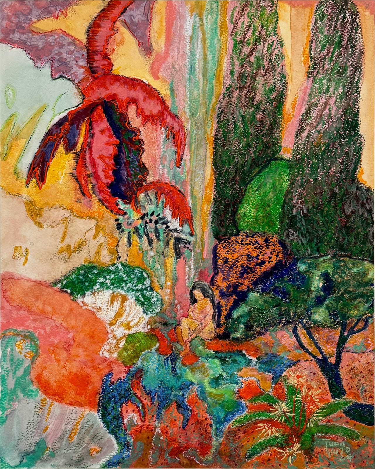 Tuan Vu, Baignade dans la forêt, 2024