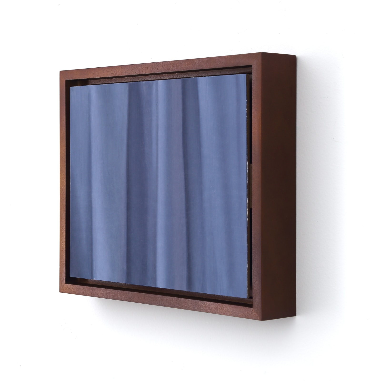 Shawn Huckins, Closed Blue Curtain, 2025