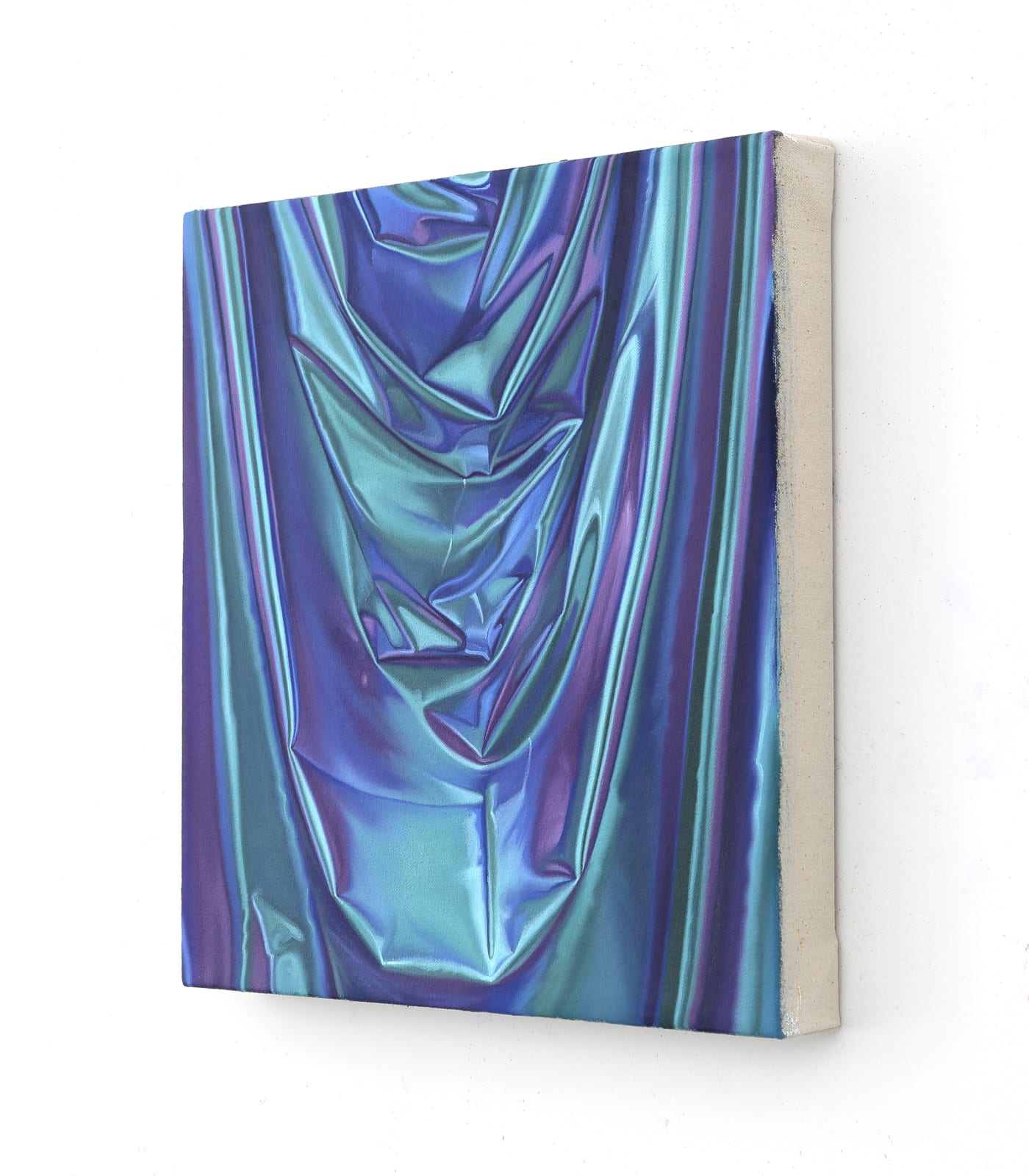 Shawn Huckins, Iridescent Metallic Fabric Study, 2025