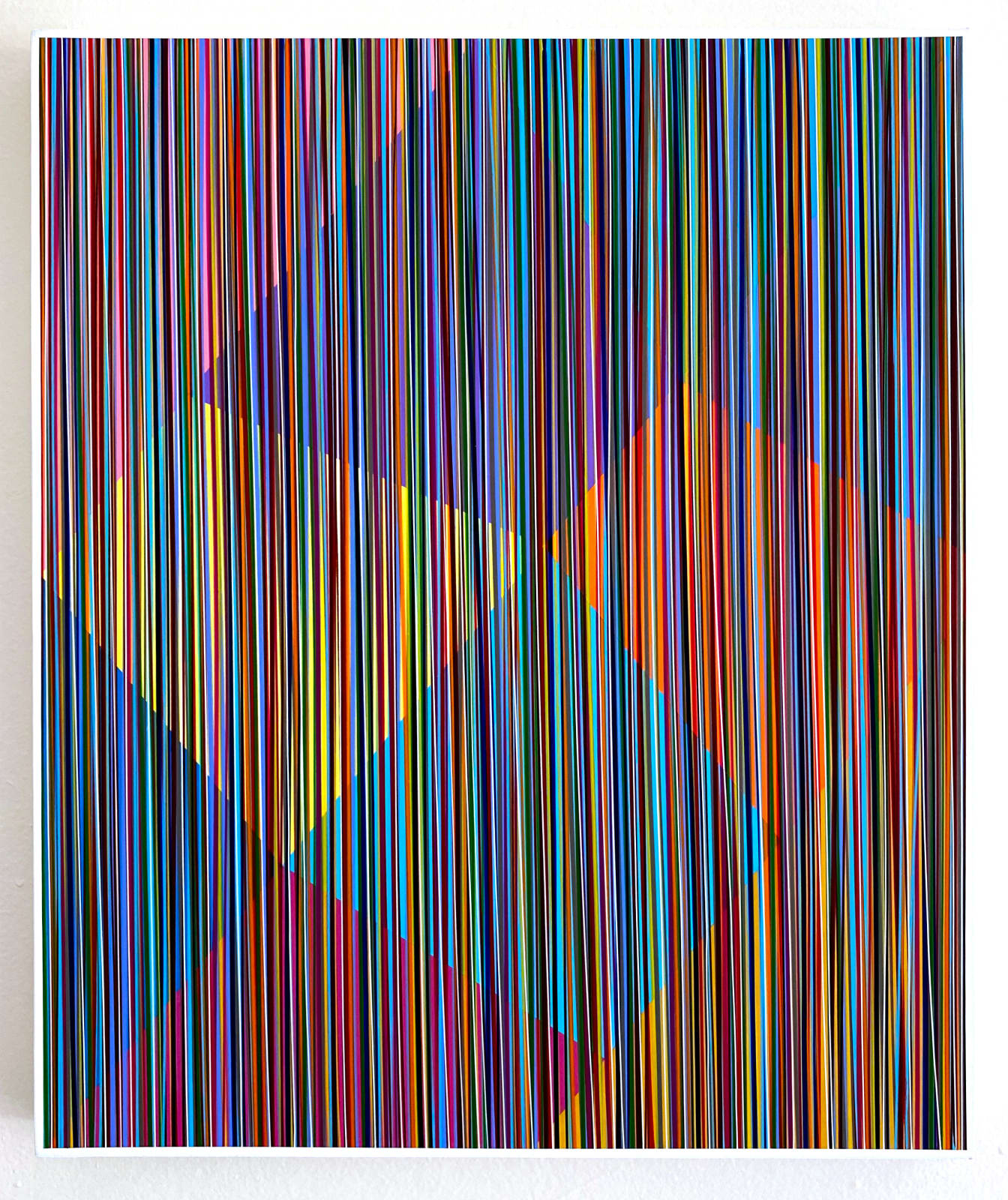 Bradley Harms, (Line Work) Scarab Orange, 2021