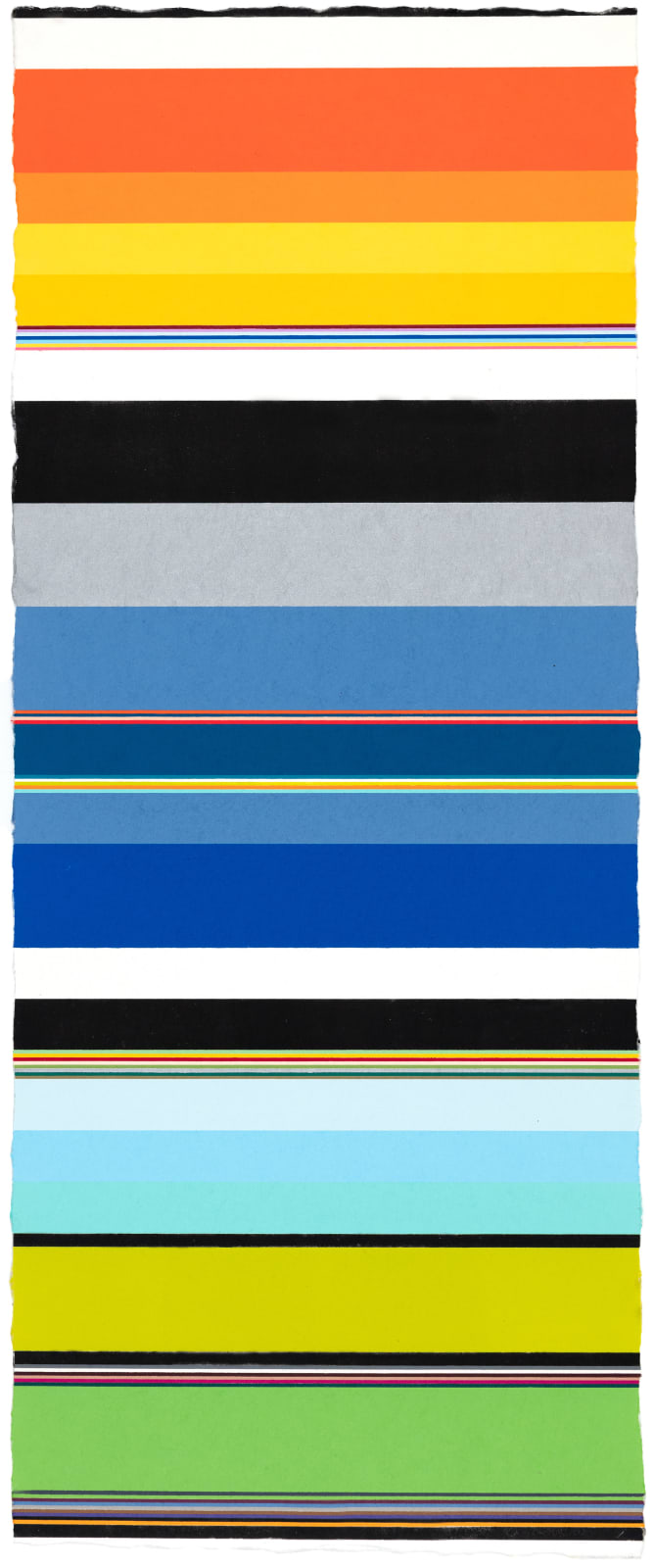 Polly Apfelbaum, Stripe for Stripe 8, 2024