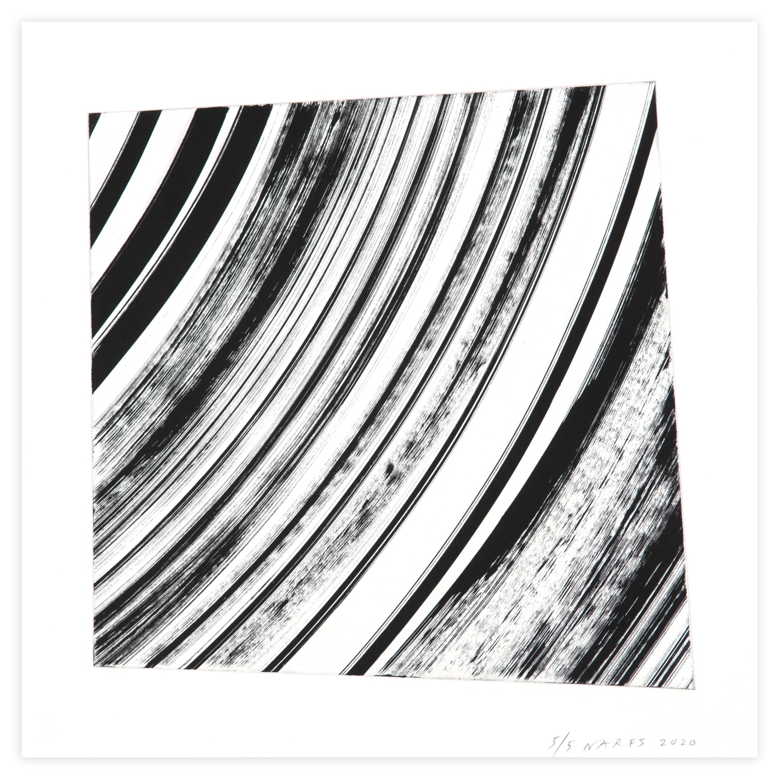 James Jamie Nares High Speed Cone Graphs 3, 15º Print Edition