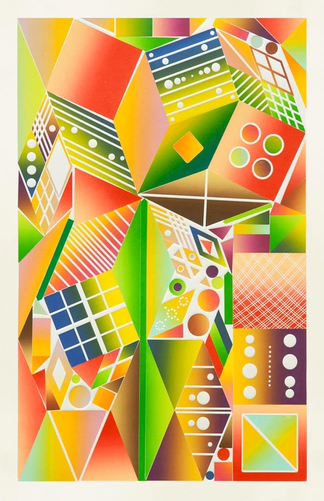 Polly Apfelbaum, Atomic Mystic Aura 5, 2017