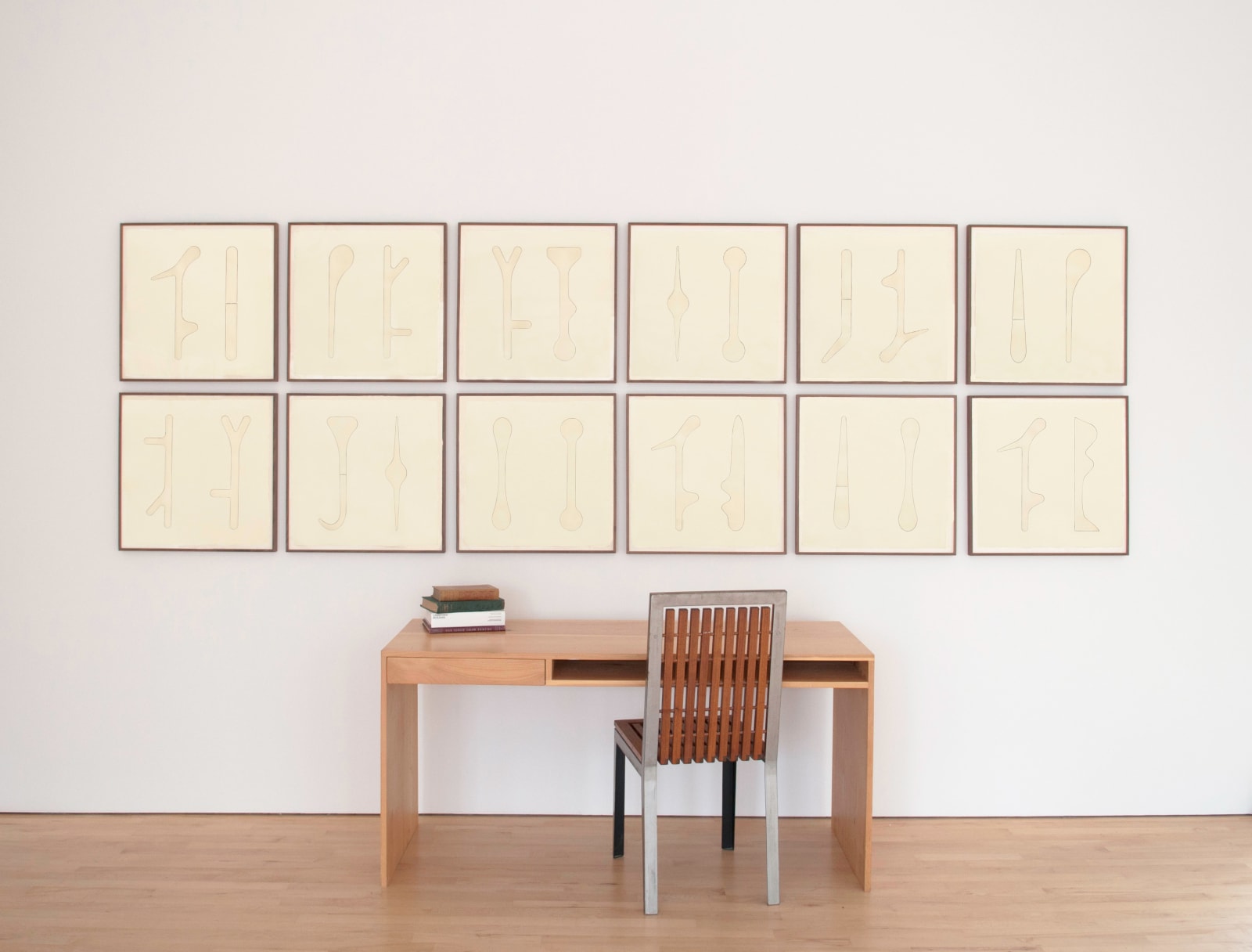 Michael Heizer Durham Press Altars Etching and Aquatint Portfolio Print Edition Installation