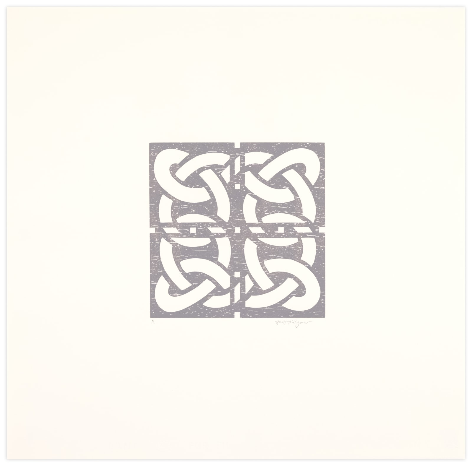 Scott Kilgour Durham Press D/21F Translations Woodblock Edition Portfolio Print