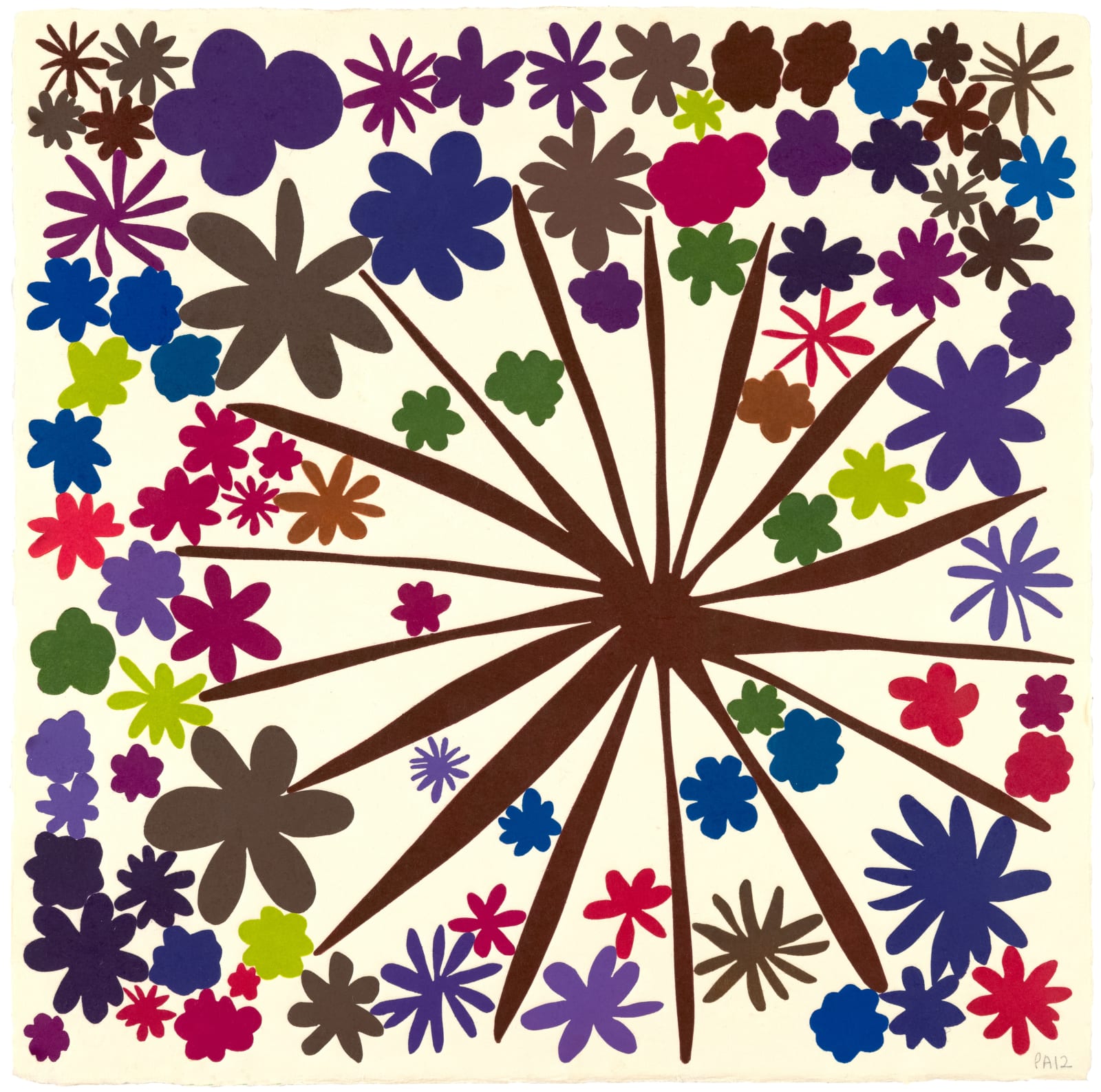 Polly Apfelbaum, Little Love 77, 2012