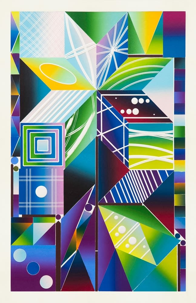 Polly Apfelbaum, Atomic Mystic Aura 12, 2017