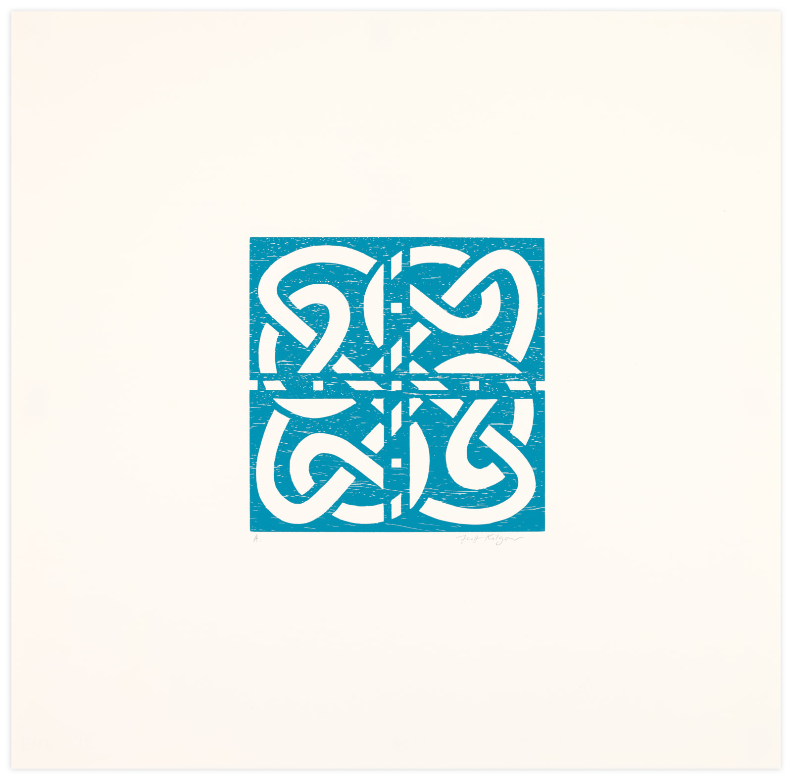 Scott Kilgour Durham Press D/21F Translations Woodblock Edition Portfolio Print