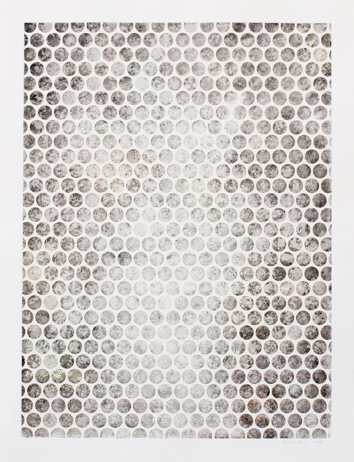 Emil Lukas Bubble 19 Mono Print