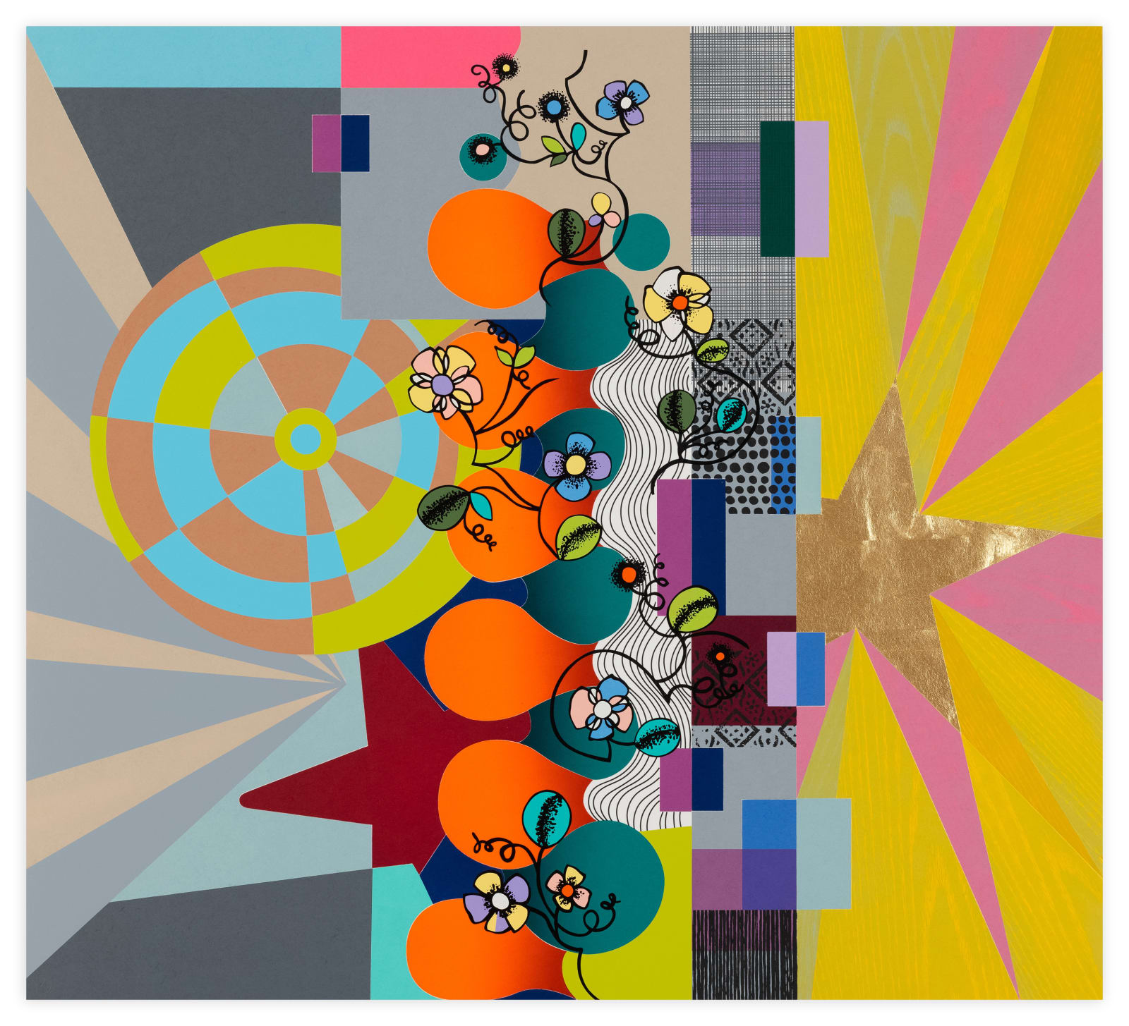 Beatriz Milhazes Flower Swing Print Edition
