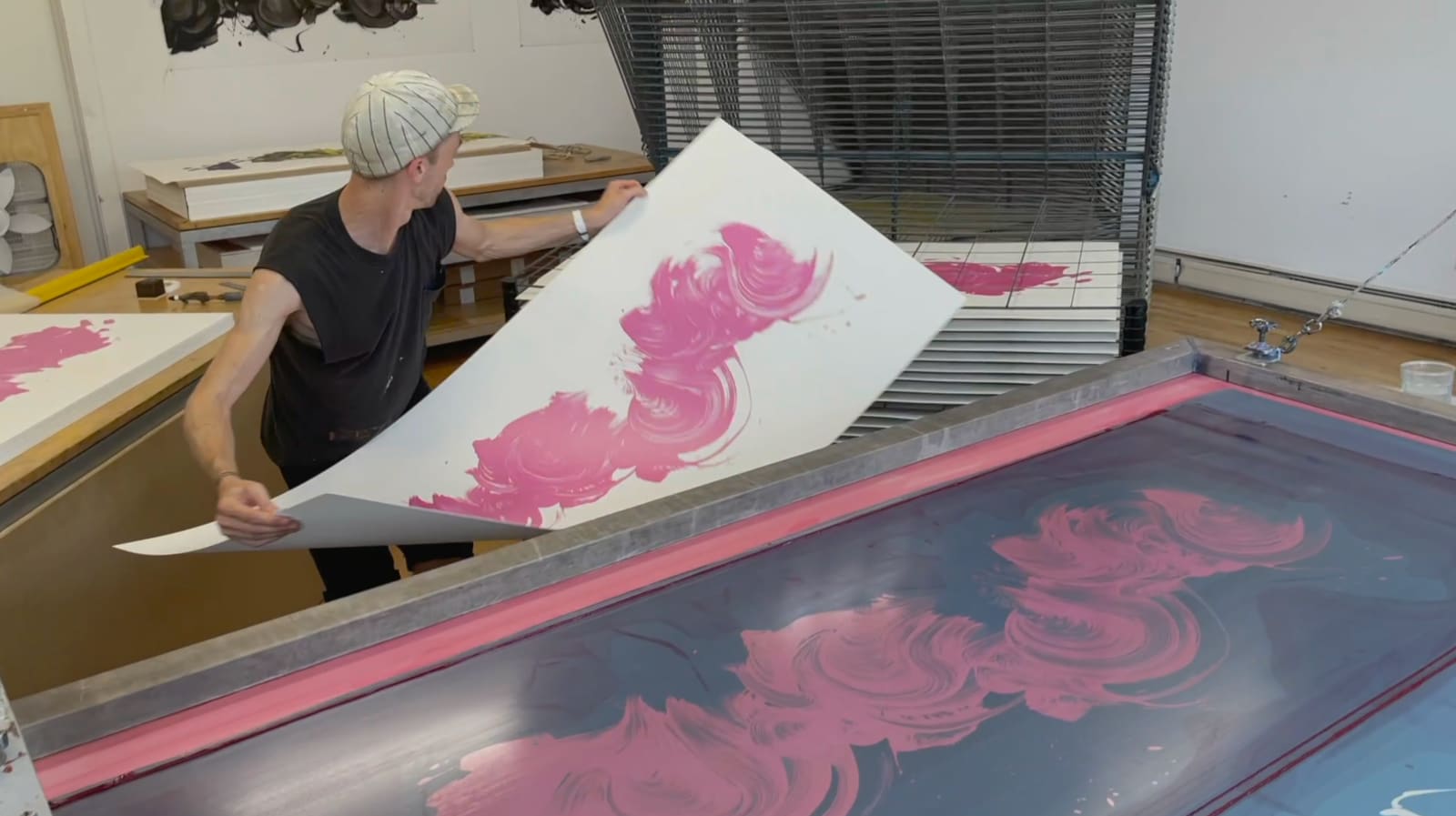 James Jamie Nares Durham Press Going for Baroque 5 Screenprint Edition