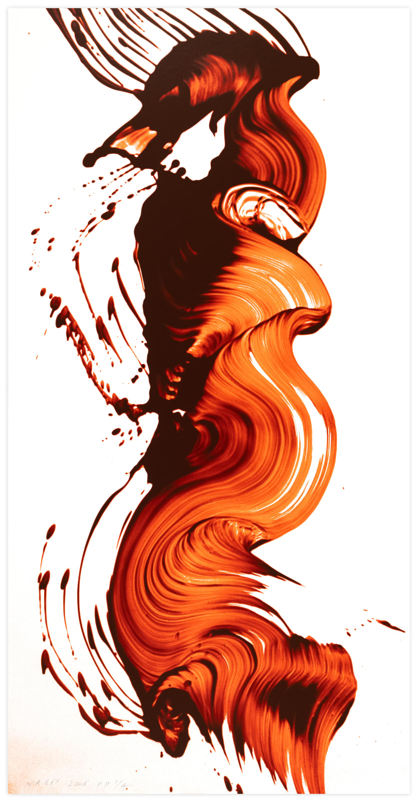 James Jamie Nares Epigraph 5 - red Print Edition