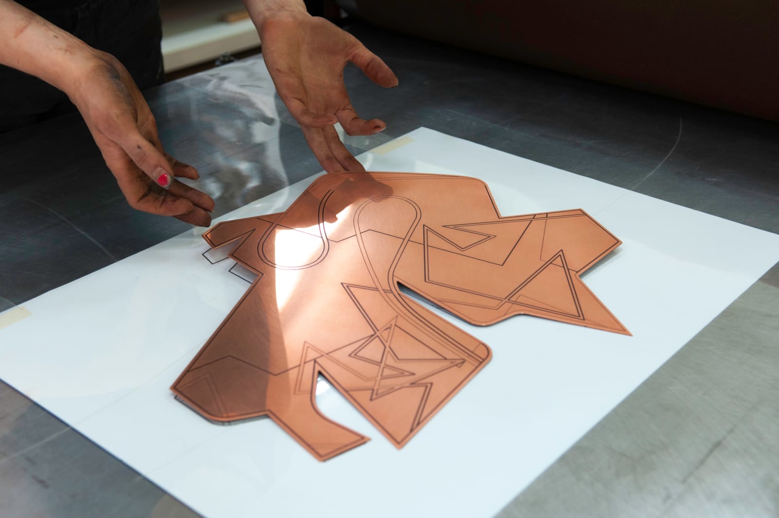 Michael Heizer Hard Edge Etchings Print Edition