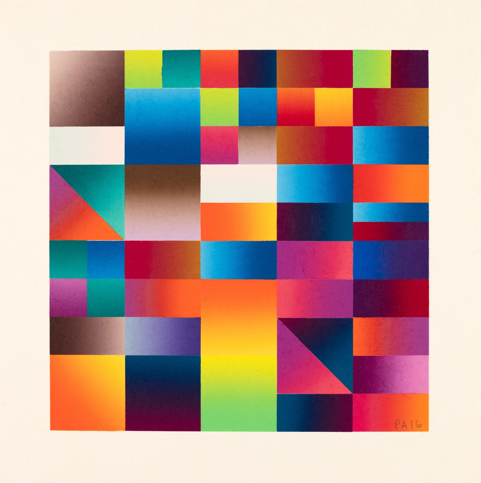 Polly Apfelbaum, Atomic Mystic Particle 18, 2016