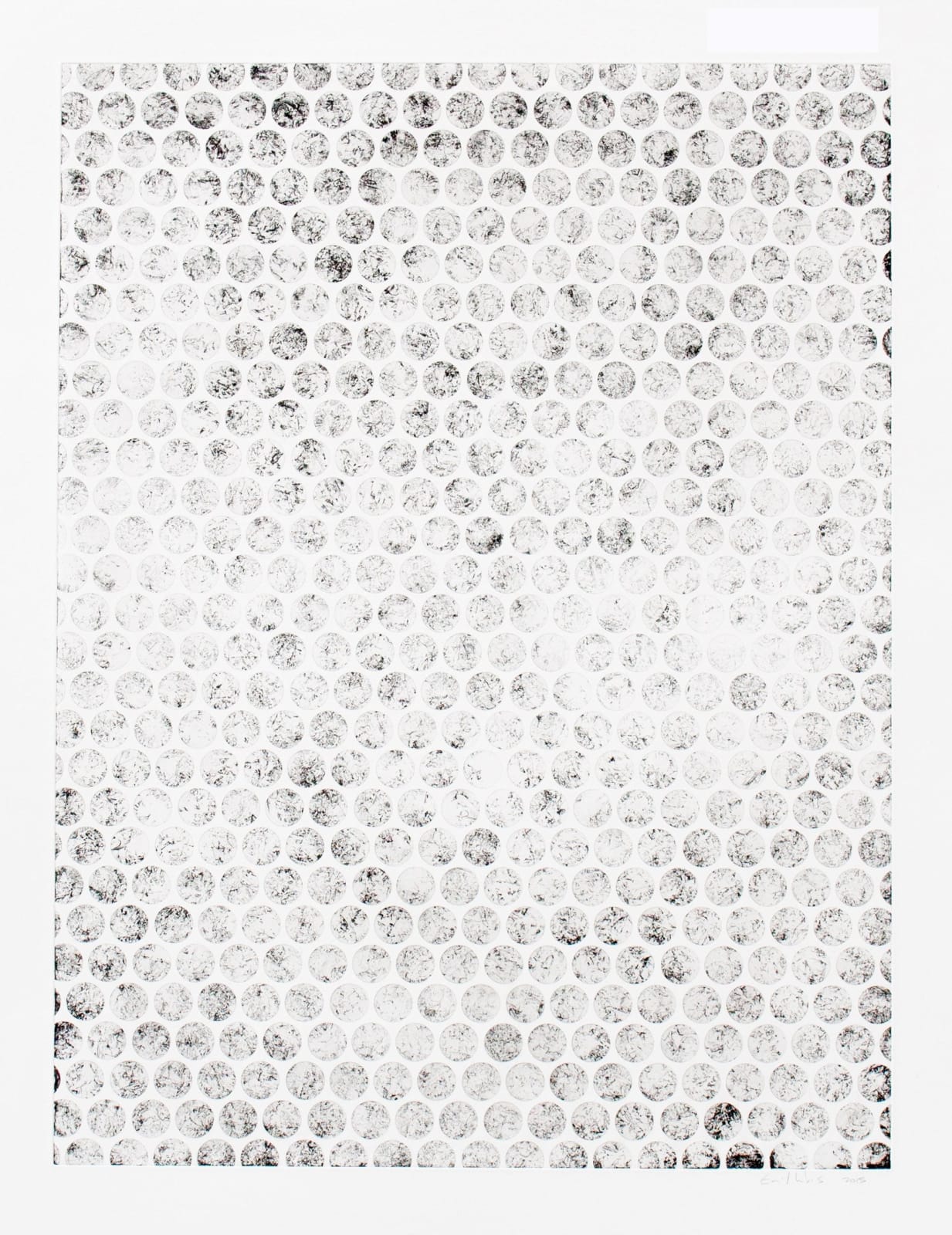Emil Lukas Bubble 6 Mono Print
