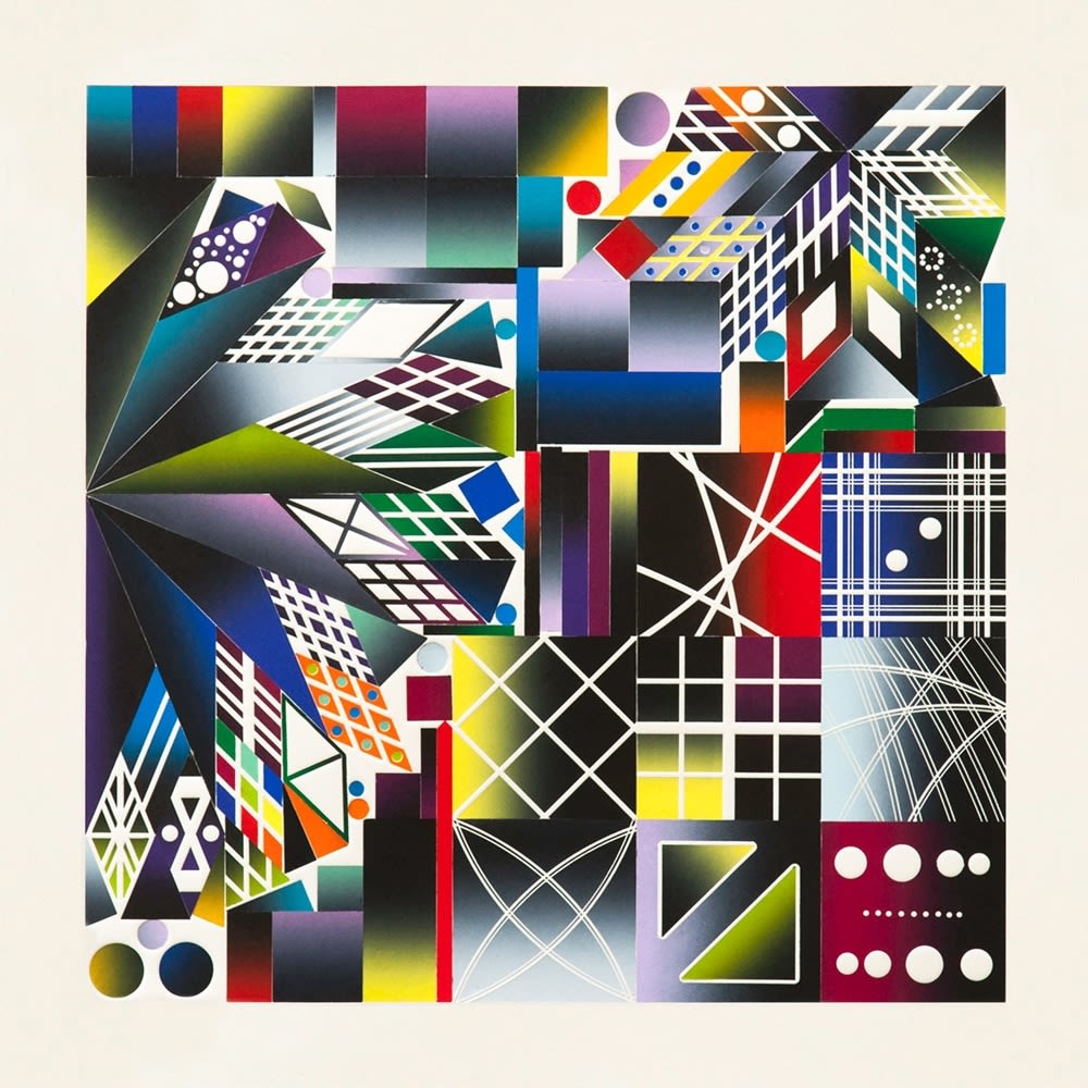 Polly Apfelbaum, Atomic Mystic Puzzle 3, 2017