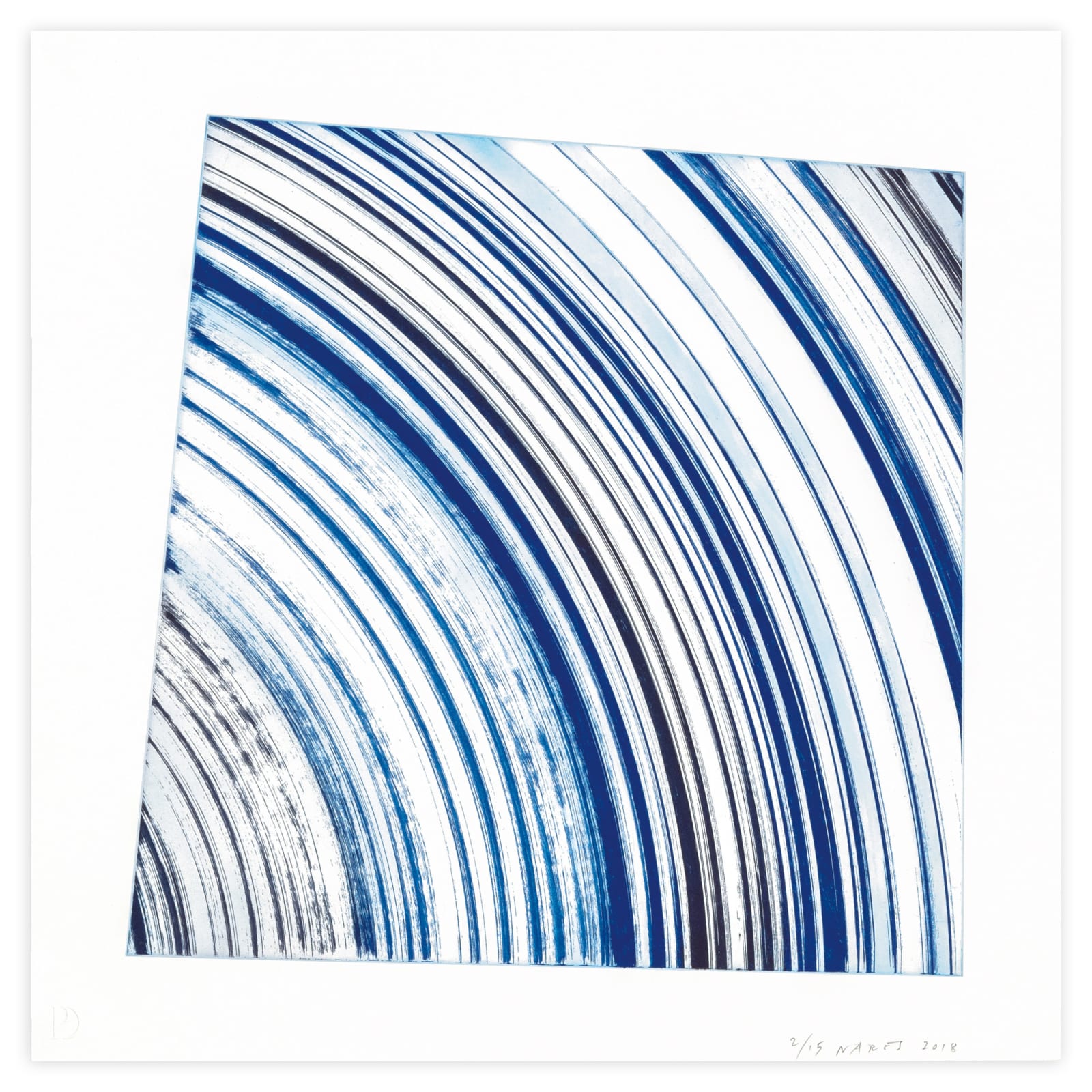 James Jamie Nares High Speed Cone Graphs 1, 75º Print Edition