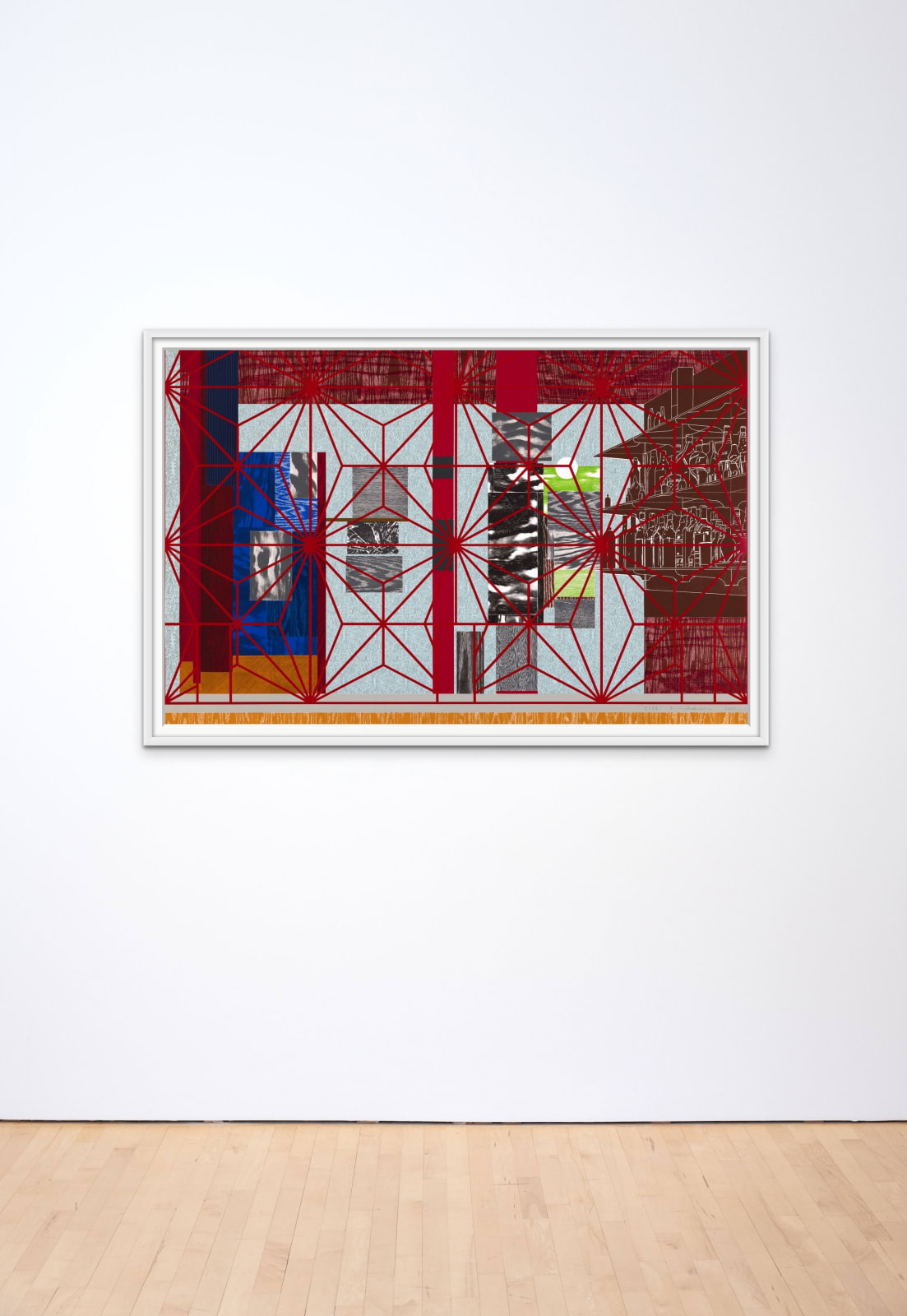 Hurvin Anderson Durham Press Welcome Series Little Tobago Woodblock Screenprint Print Edition