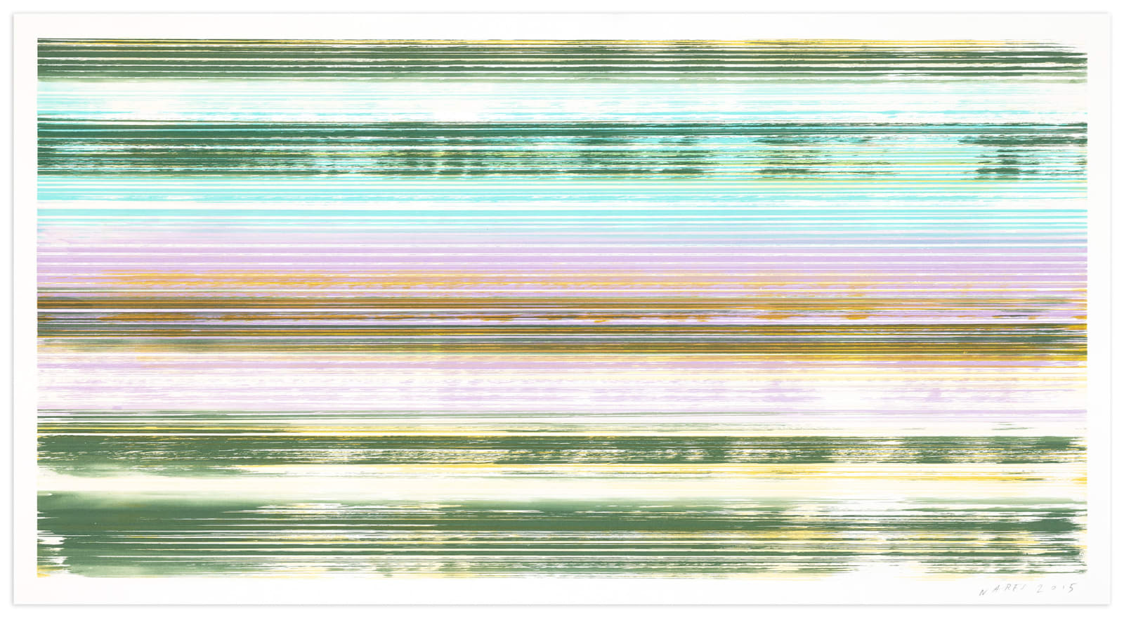 James Jamie Nares Durham Press Iron Horse Series Screenprint monoprints