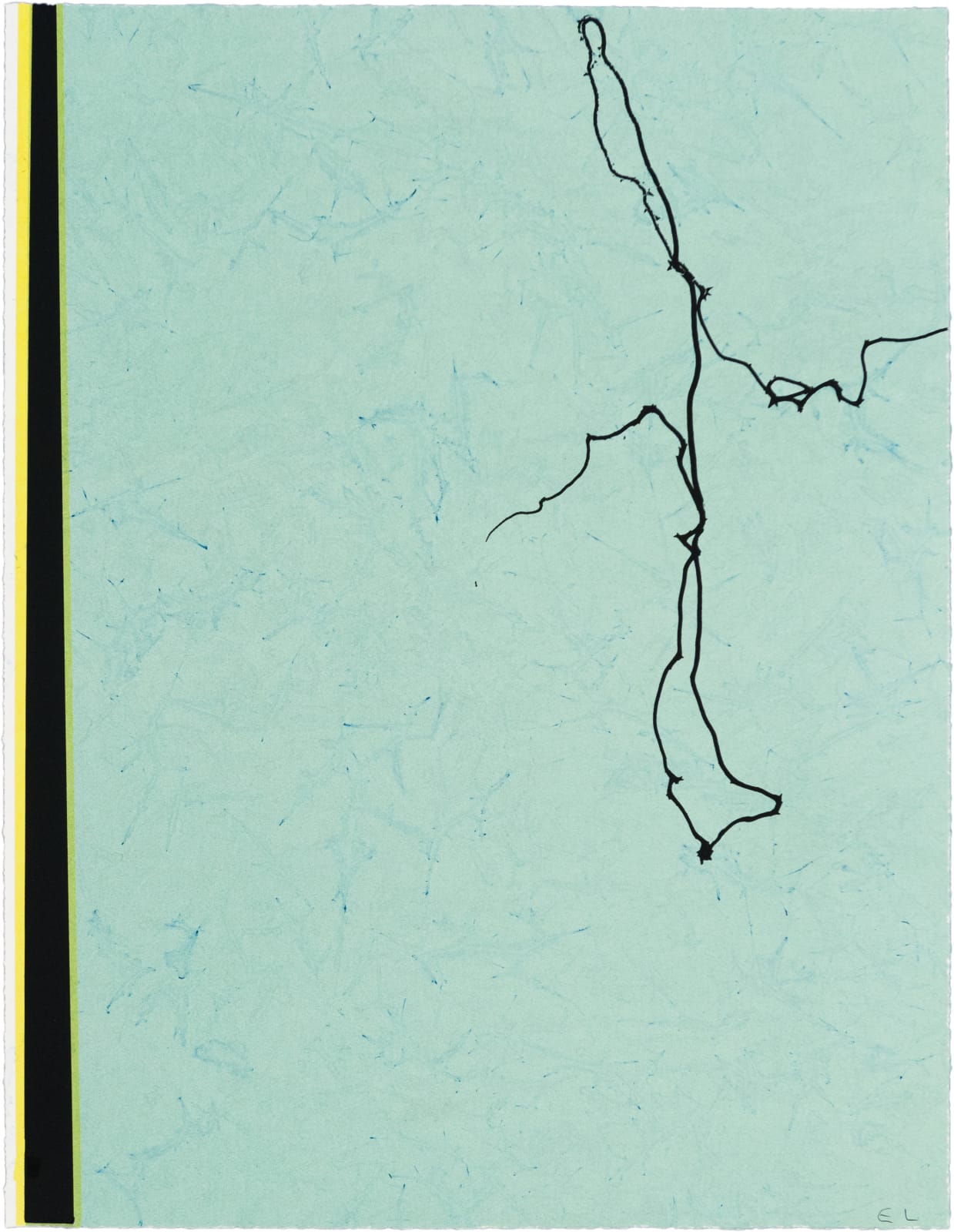 Emil Lukas Double Event Larva 1896 Mono Print