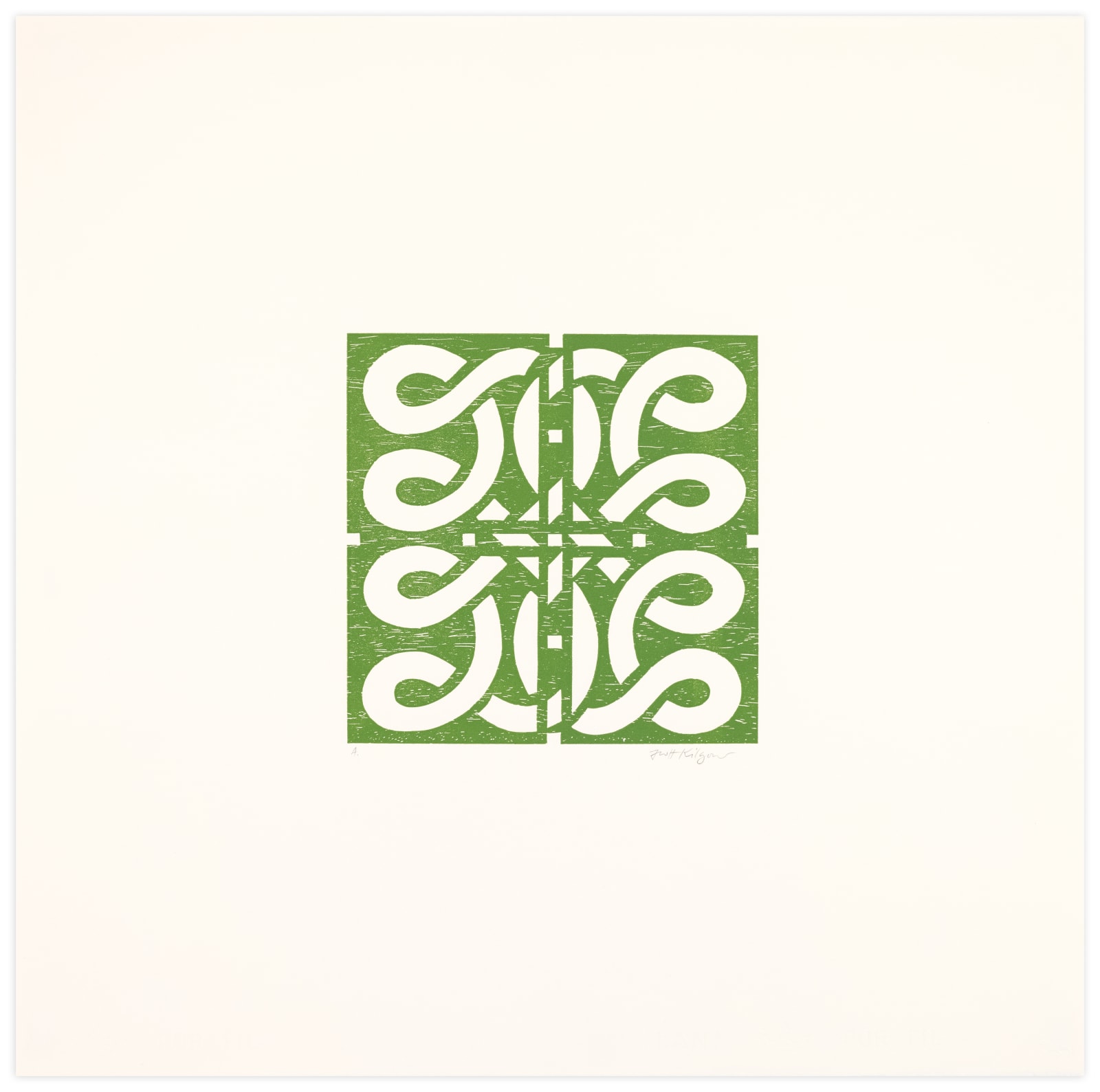 Scott Kilgour Durham Press D/21F Translations Woodblock Edition Portfolio Print