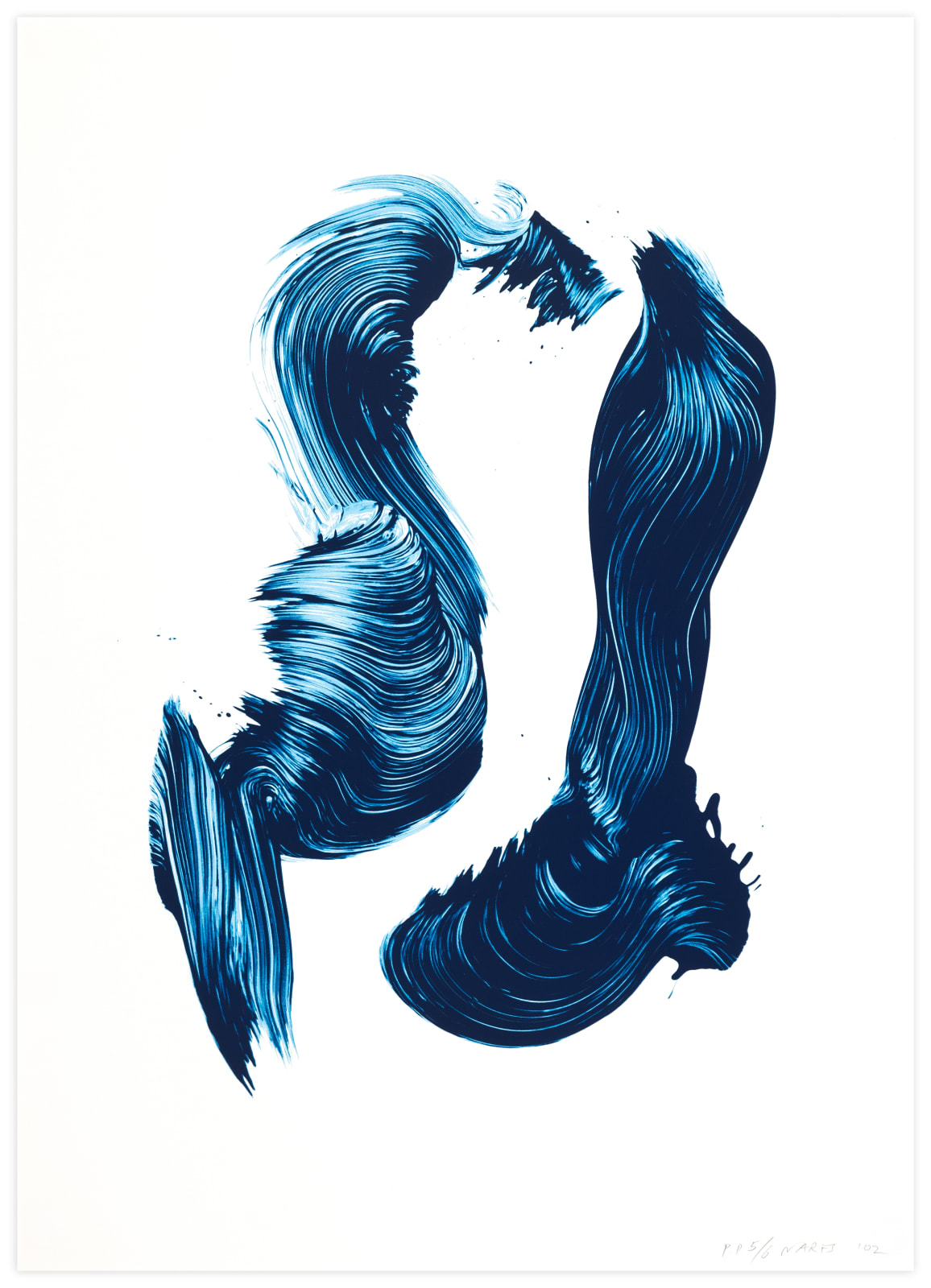 James Jamie Nares, Three Aces (Blue), 2002