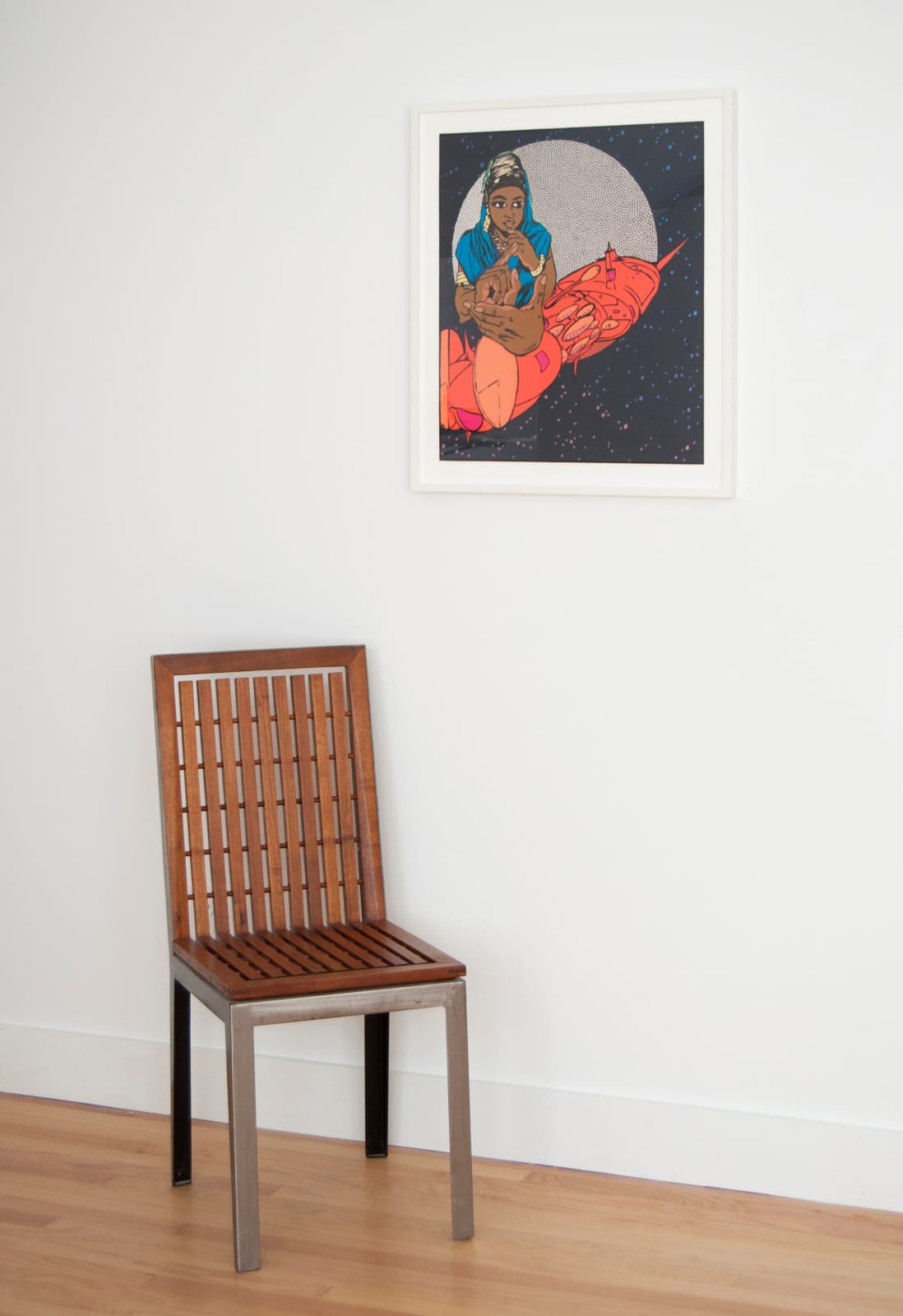 Chitra Ganesh Durham Press Architects of the Future Screenprint Limited Edition Print Installation