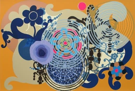 Beatriz Milhazes Uva selvagem (Wild Grape) Print Edition