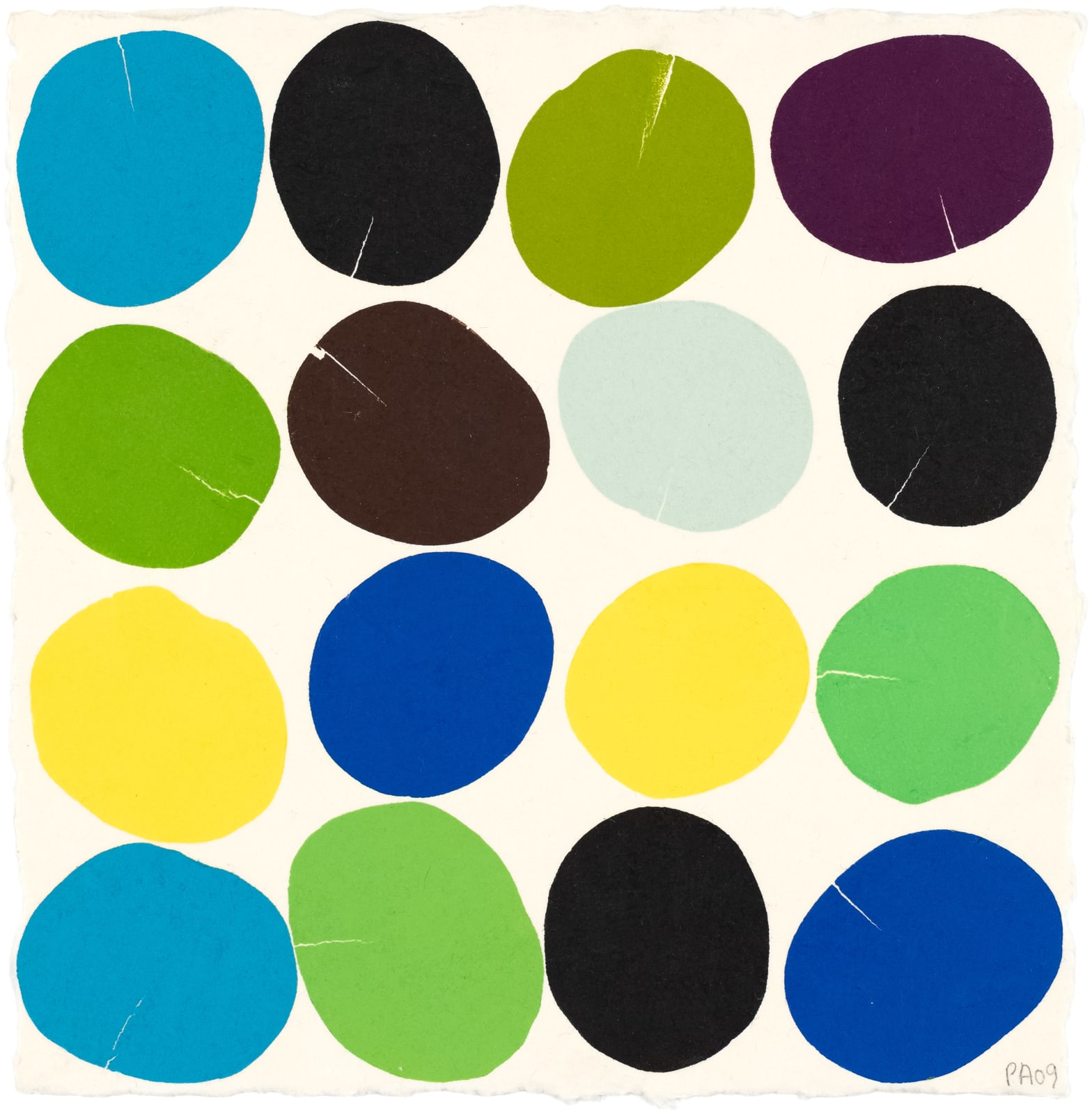 Polly Apfelbaum, Dogwood 12x12 7, 2009