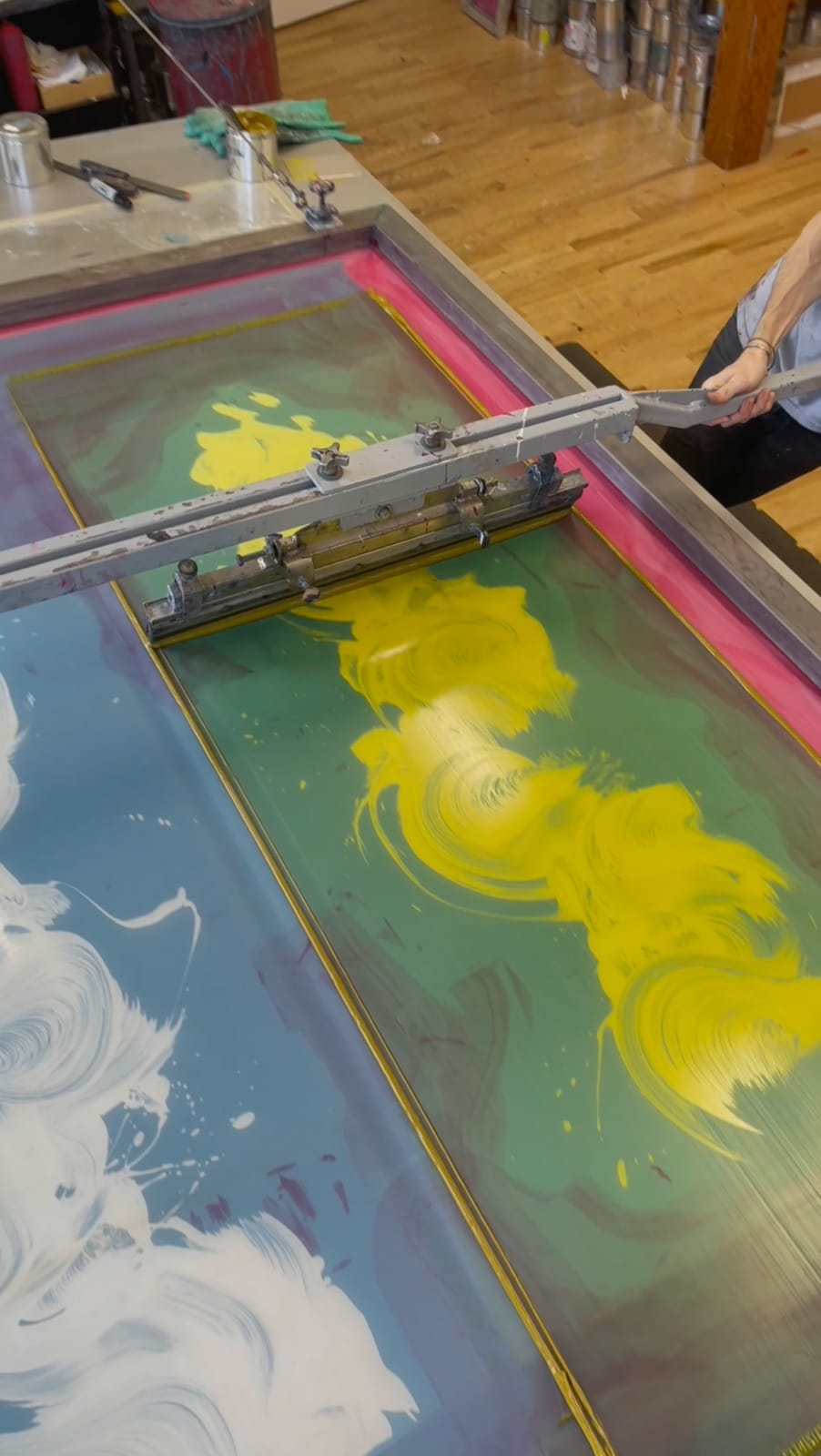 James Jamie Nares Durham Press Going for Baroque 5 Screenprint Edition