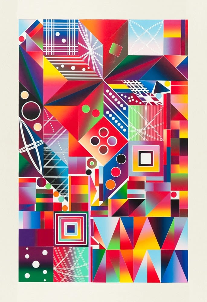 Polly Apfelbaum, Atomic Mystic Cosmic 7, 2017