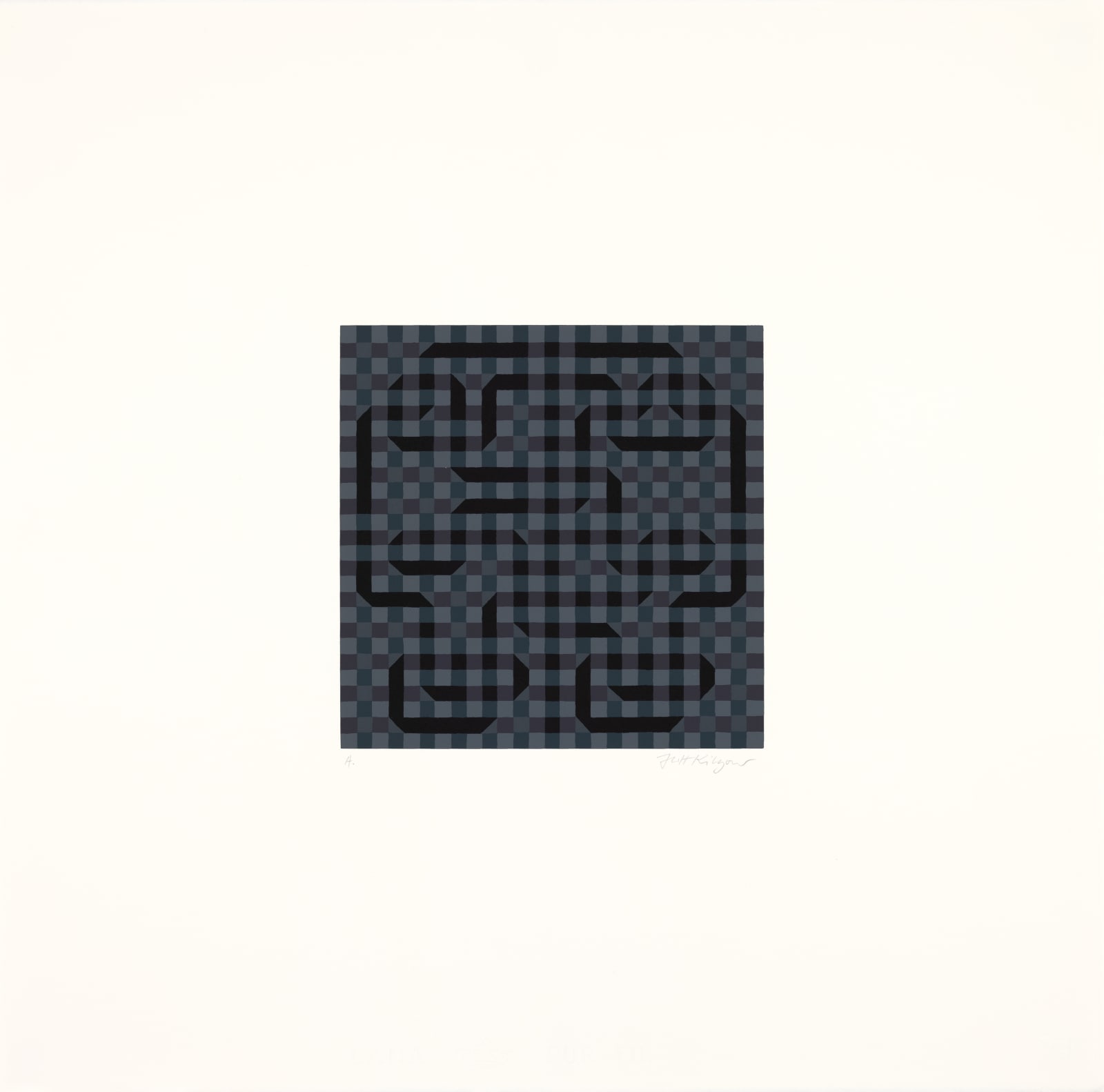 Scott Kilgour Durham Press D/21F Illuminations Etching Edition Portfolio Print