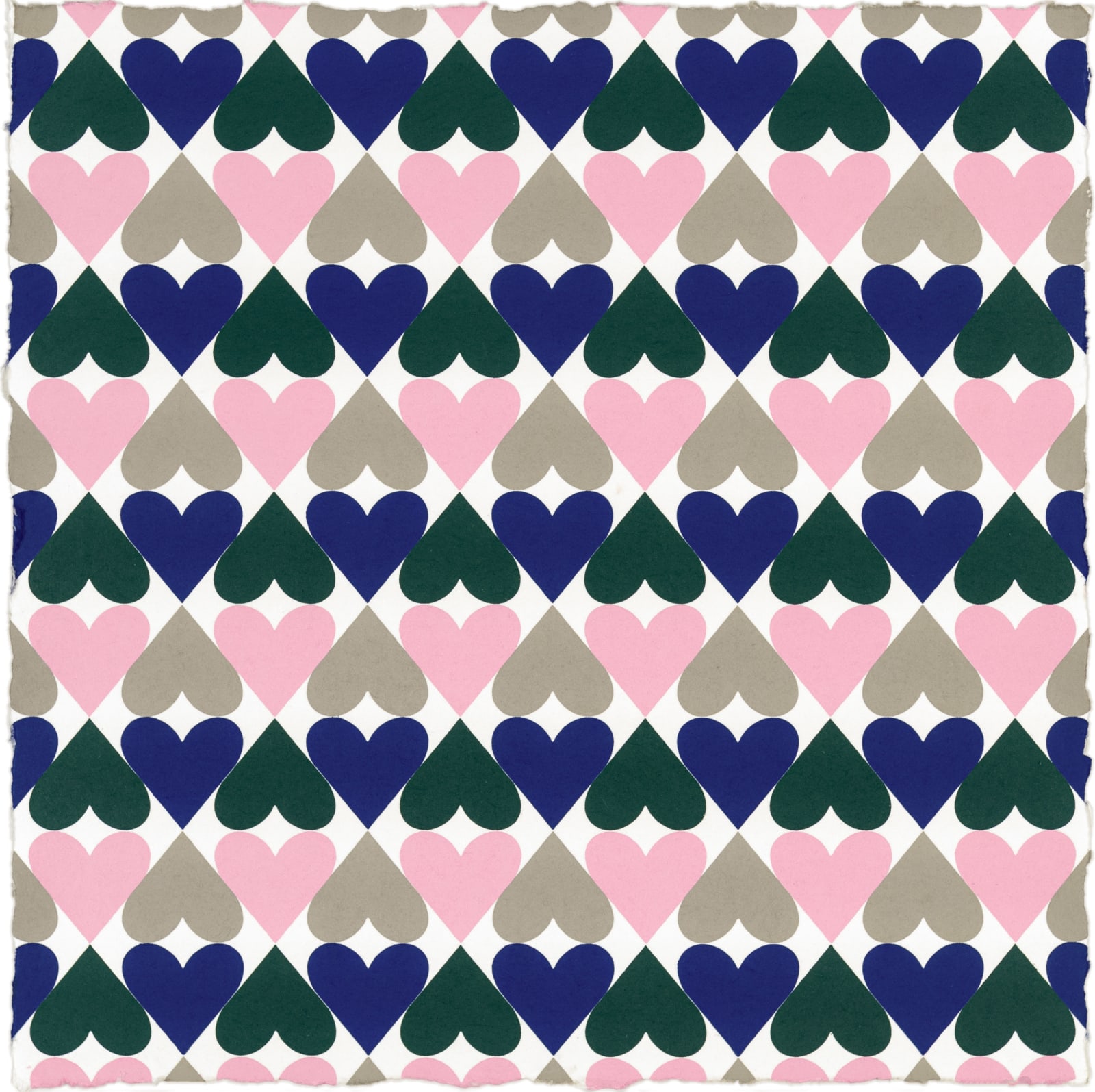 Polly Apfelbaum, There Are Many Hearts (Baby Heart) 7, 2020