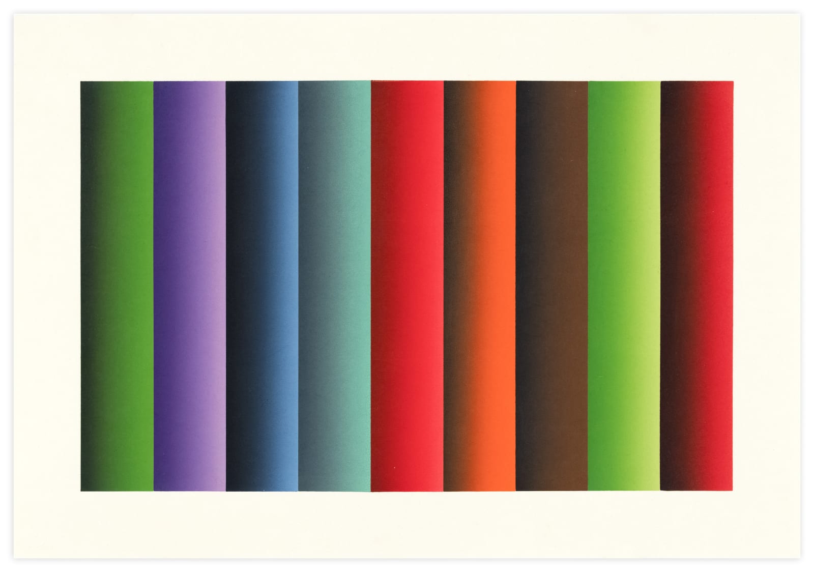 Polly Apfelbaum, Byzantine Roller 5, 2014