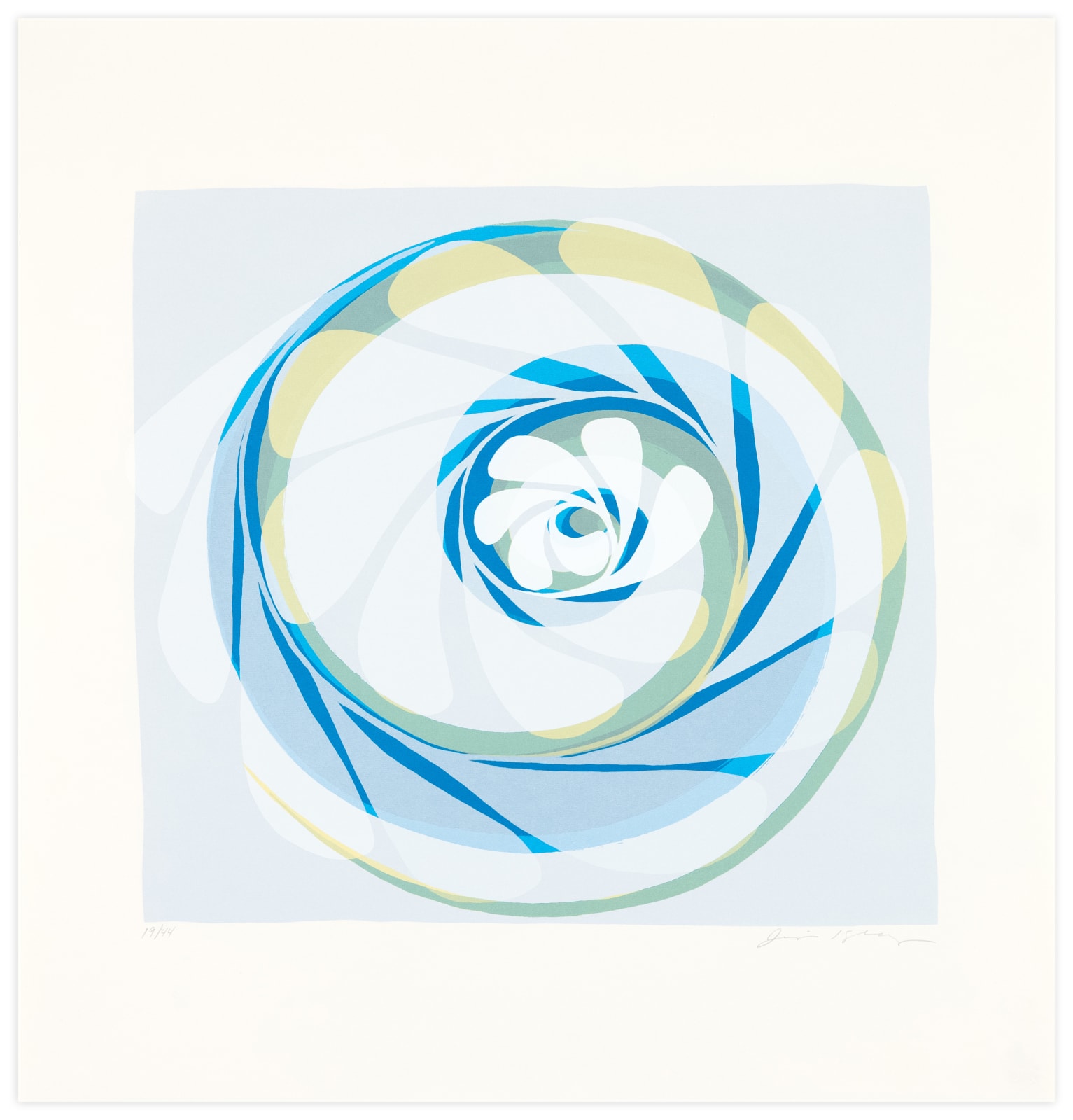 Jenifer Kobylarz, Roundabout (Blue), 1999