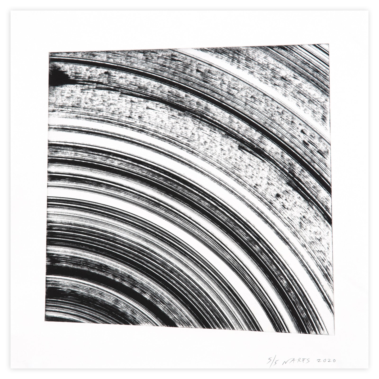 James Jamie Nares High Speed Cone Graphs 3, 60º Print Edition