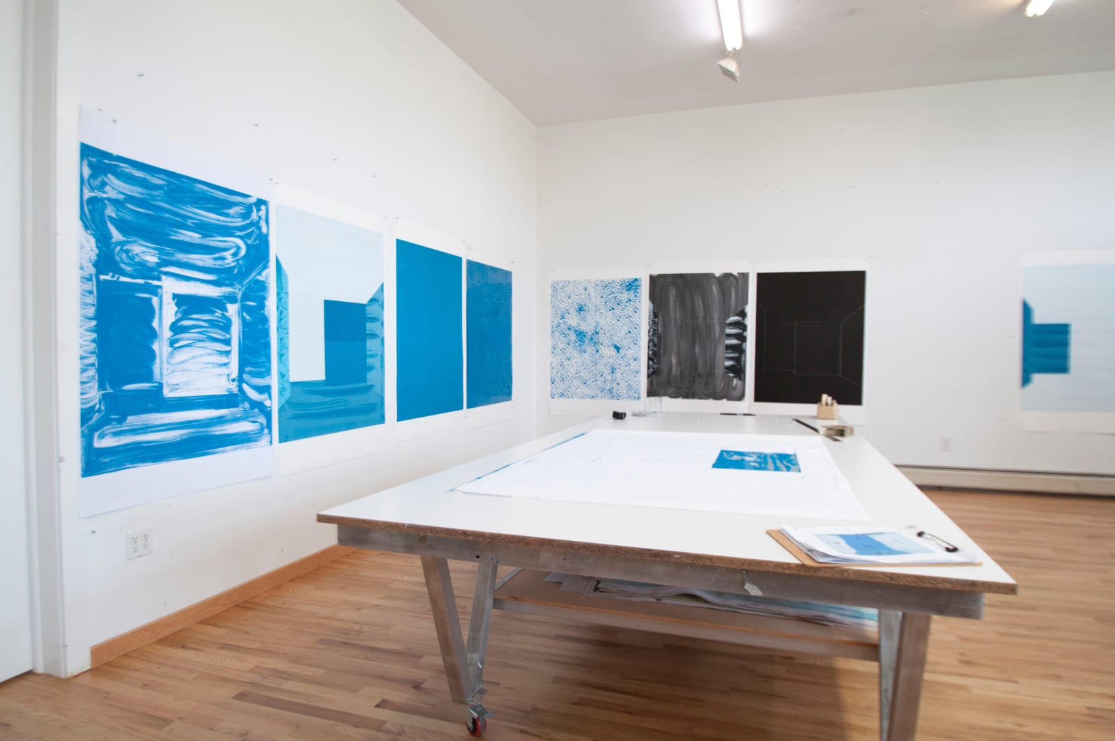 Hurvin Anderson, The Attic 5 (FRAMED), 2022