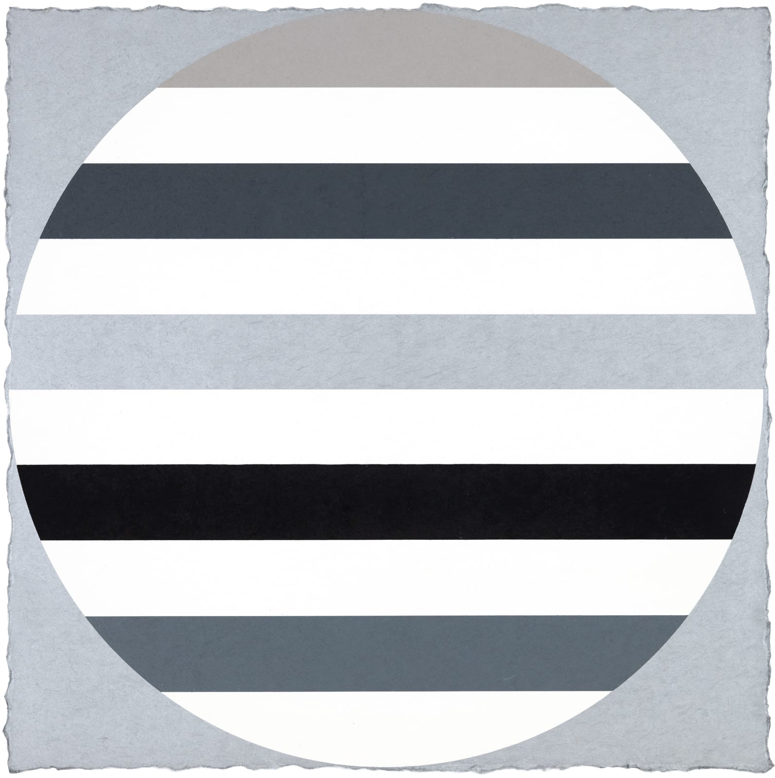 Polly Apfelbaum Durham Press Solar Eclipse Woodblock Monoprint Unique