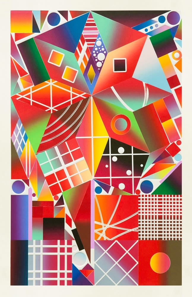 Polly Apfelbaum, Atomic Mystic Aura 6, 2017