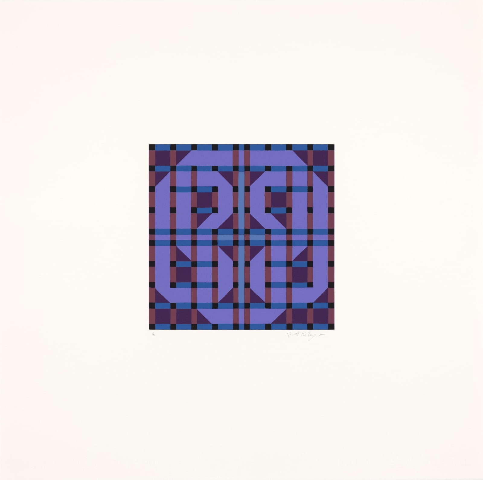 Scott Kilgour Durham Press D/21F Illuminations Etching Edition Portfolio Print