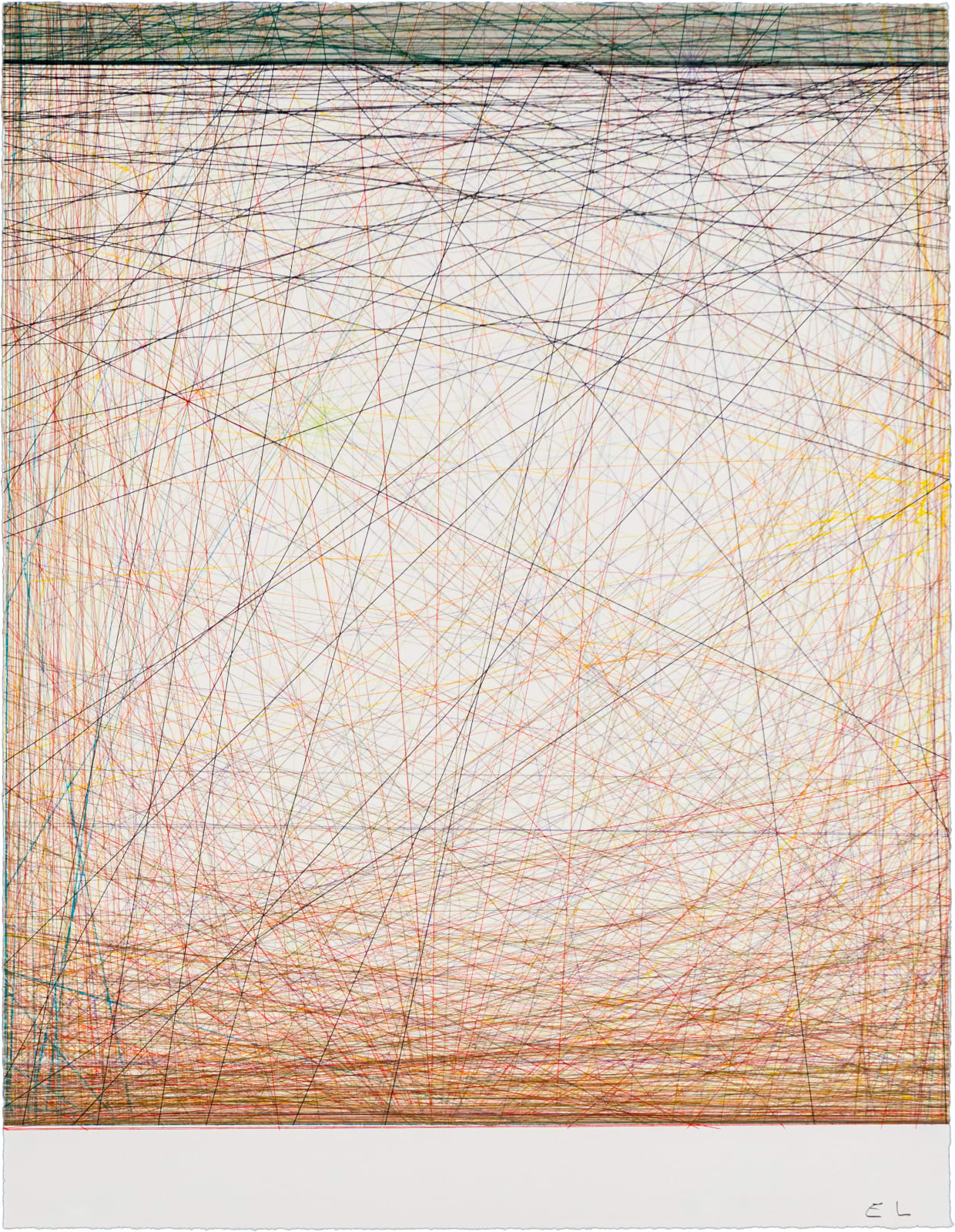 Emil Lukas Double Event Thread 1890 Mono Print