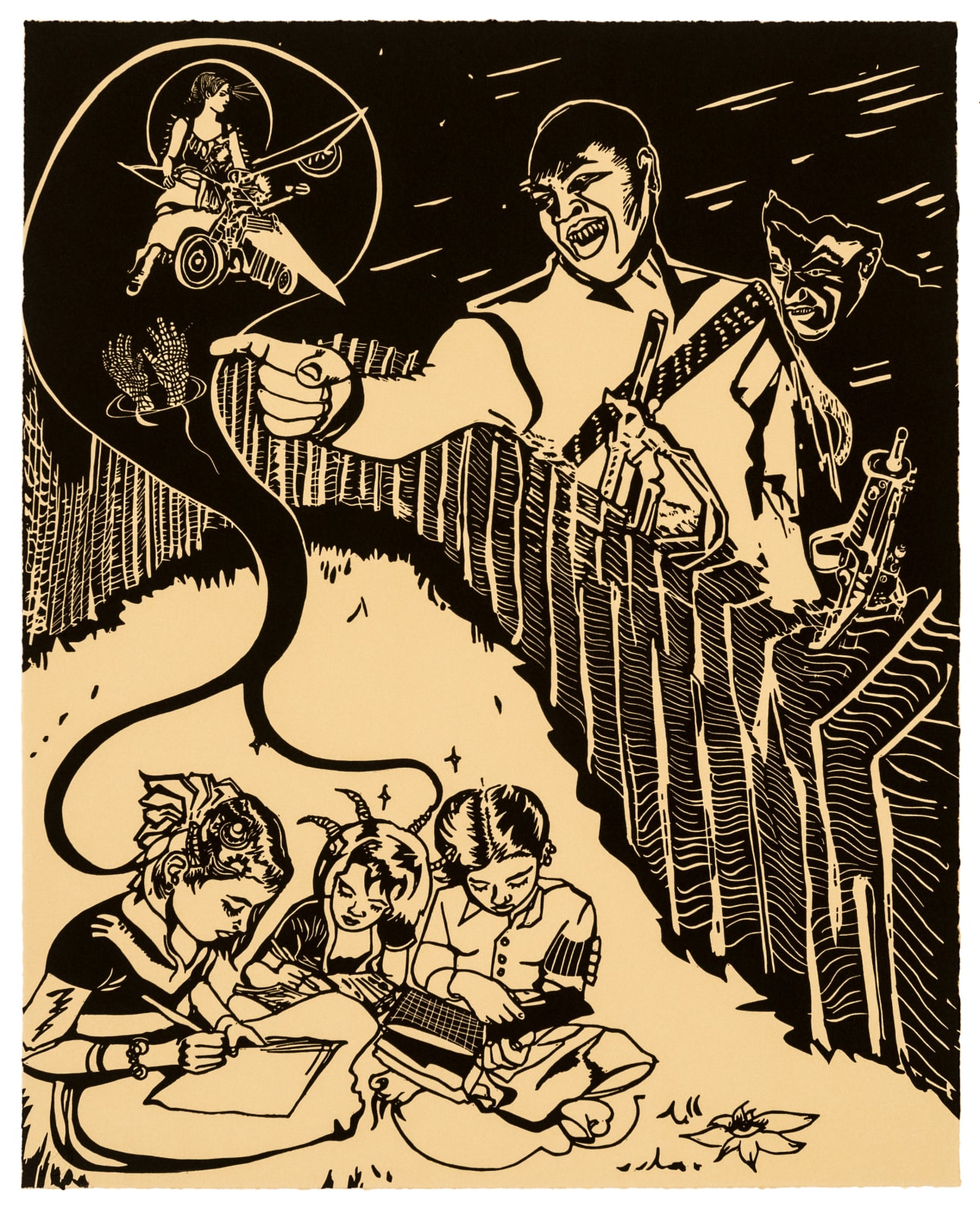 Chitra Ganesh, Sultana's Dream: Sentimental Nightmare, 2018