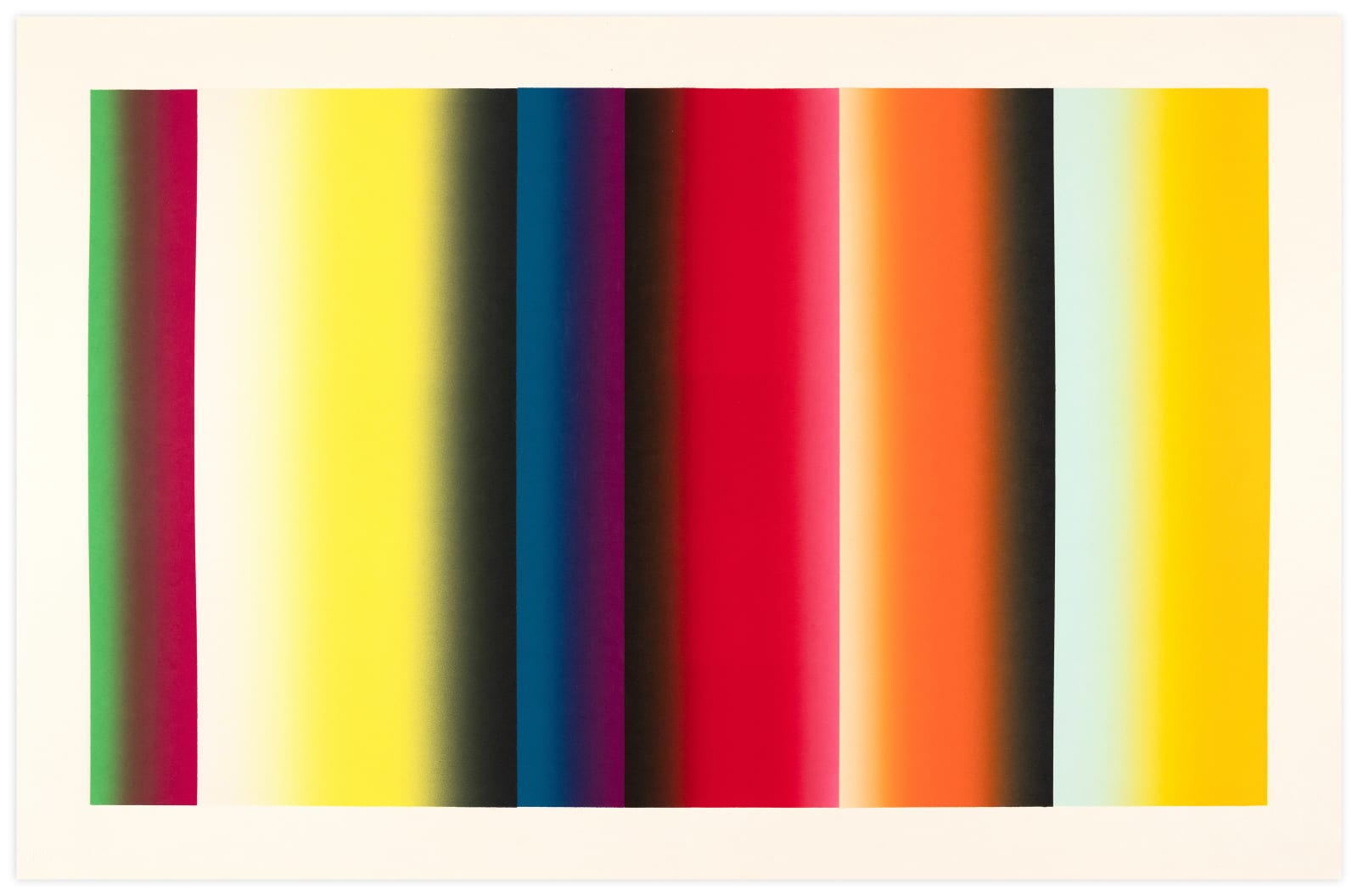 Polly Apfelbaum Byzantine Rocker 1 Mono Print