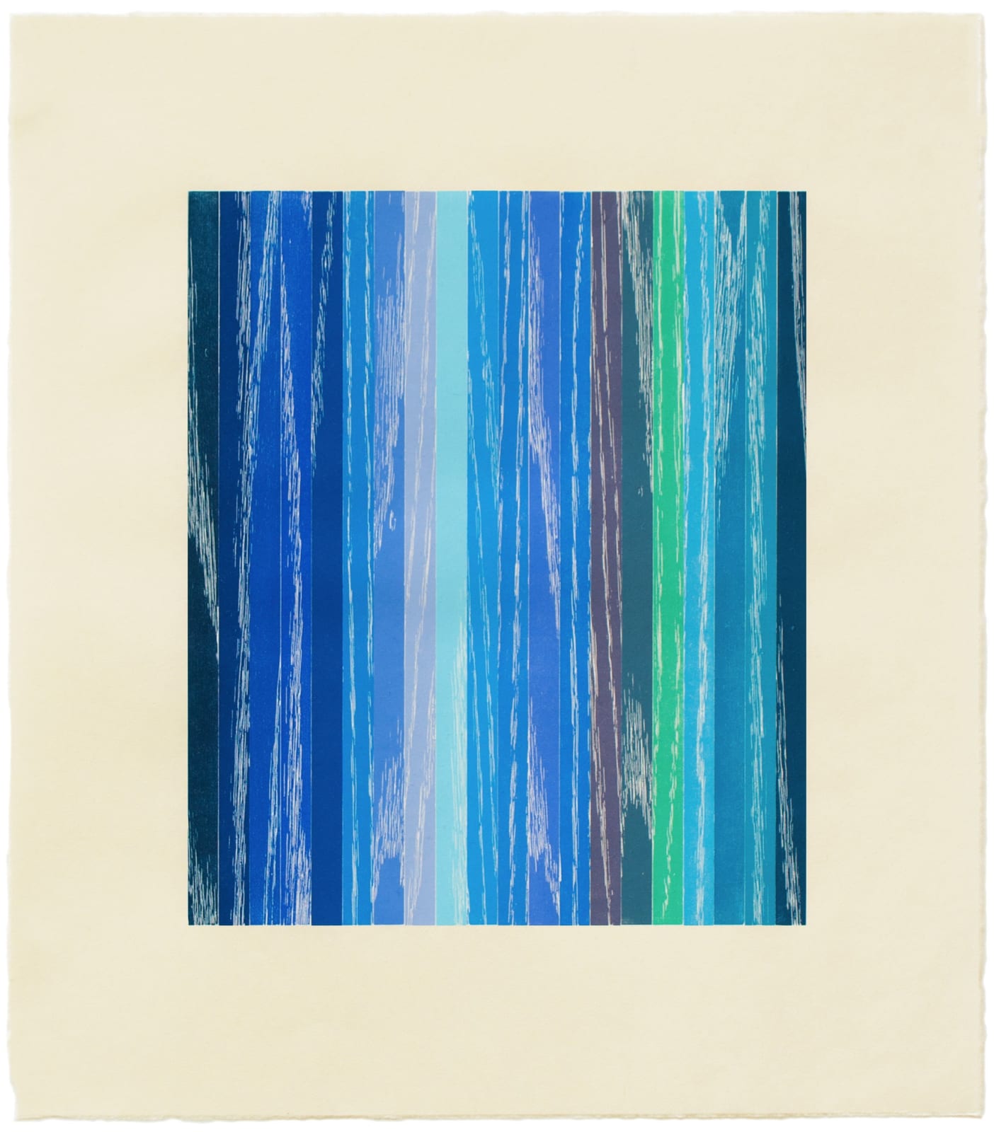 Polly Apfelbaum Wood Street Blue Print Edition