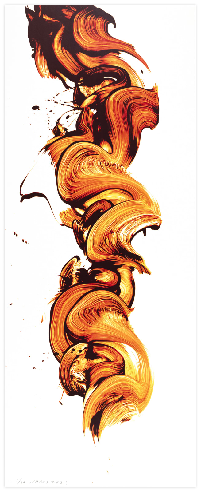 James Jamie Nares Durham Press Going for Baroque 5 Screenprint Edition