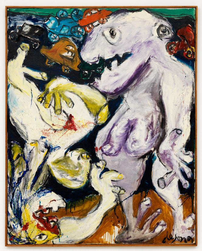 Jacqueline de Jong, Autofresser (Accidental Paintings series), 1964