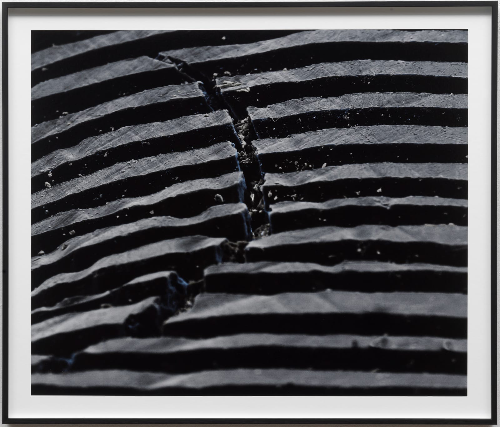 Raúl Ortega Ayala, Field note 22-03-21 – WD 14.6mm (x 300 view of recovered vinyl via Electron Microscope), 2023