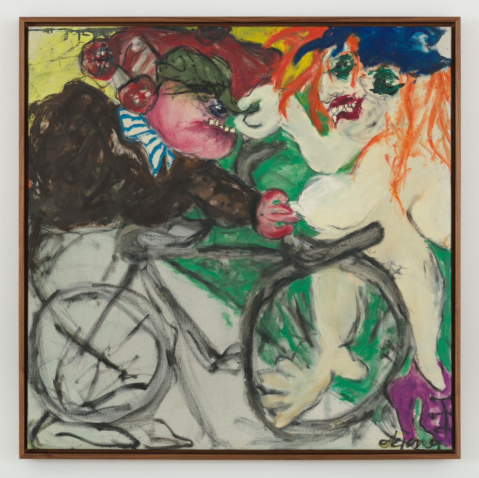 Jacqueline de Jong, De l’humour Belge (Accidental paintings series), 1965