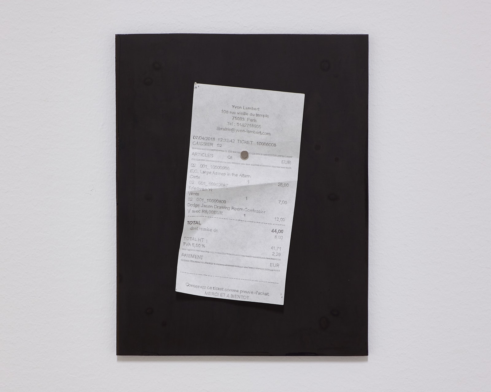 Alexandre Lavet, E.C. Large Asleep in the Afternoon, 2018