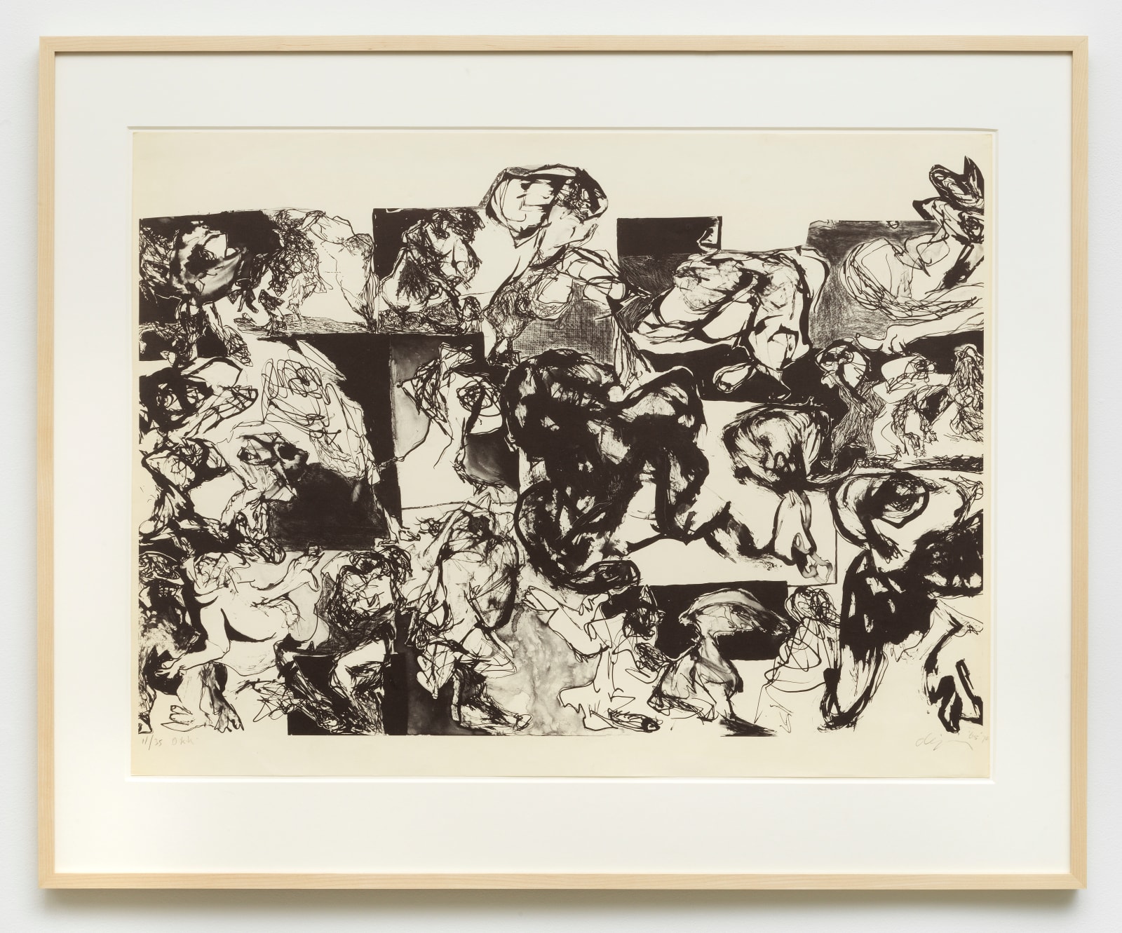 Jacqueline de Jong, Untitled (TV drawings series), 1965-1970